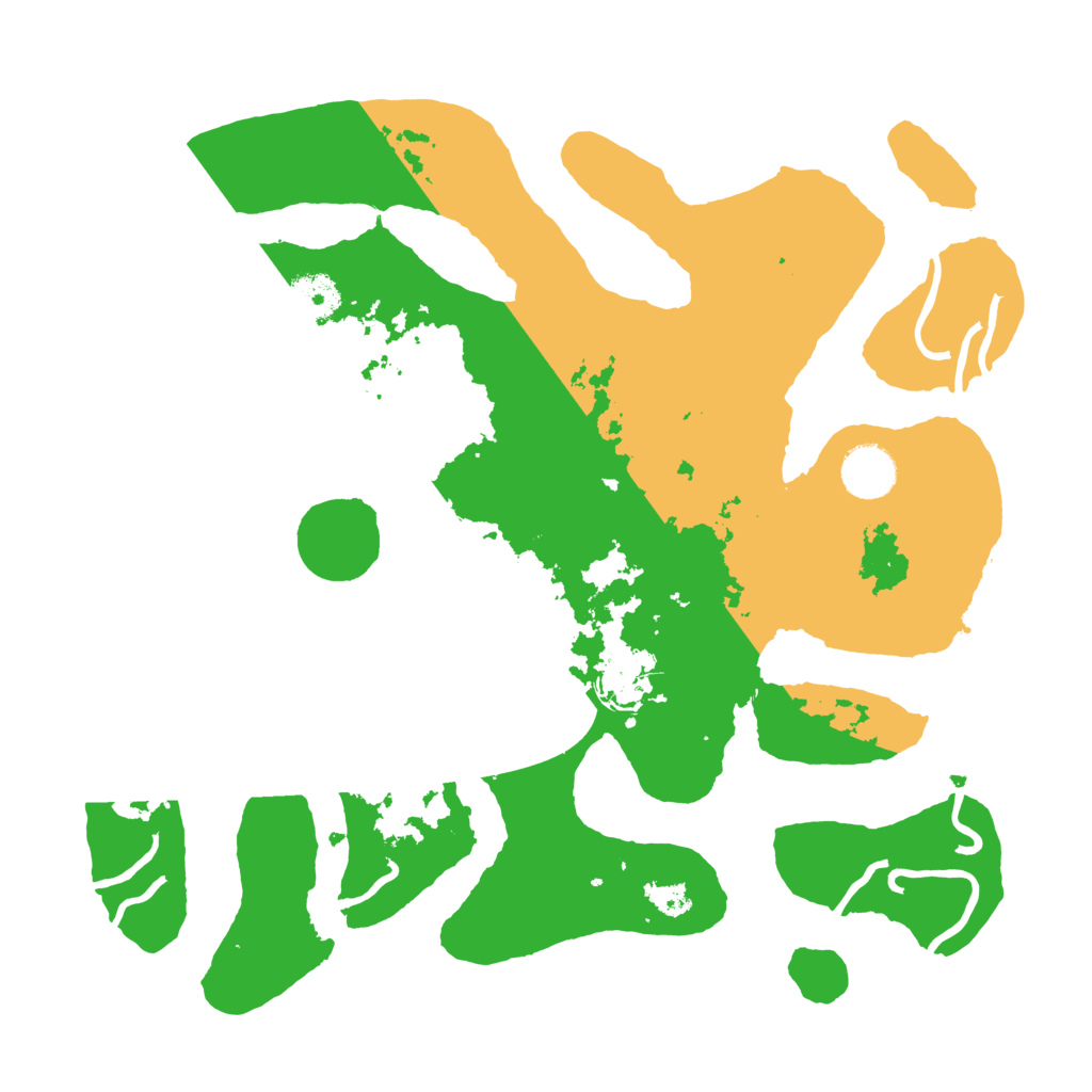 Biome Rust Map: Procedural Map, Size: 3550, Seed: 407582