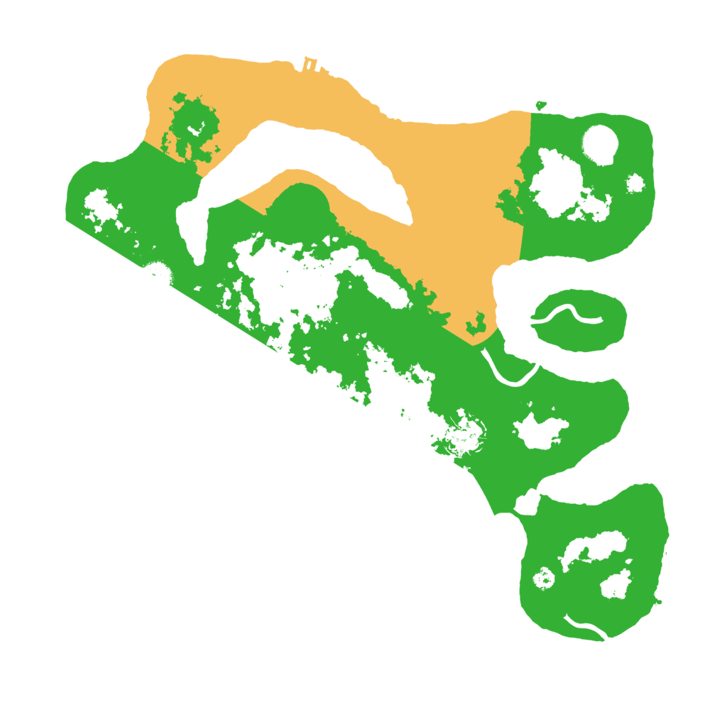 Biome Rust Map: Procedural Map, Size: 3550, Seed: 291544