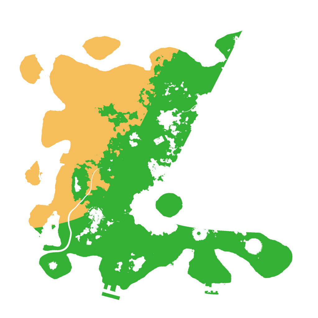 Biome Rust Map: Procedural Map, Size: 3550, Seed: 329371