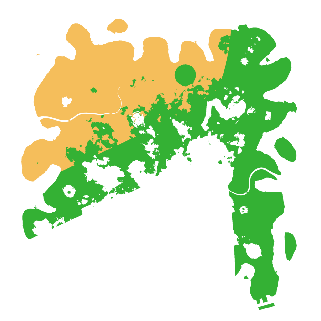 Biome Rust Map: Procedural Map, Size: 4000, Seed: 386098