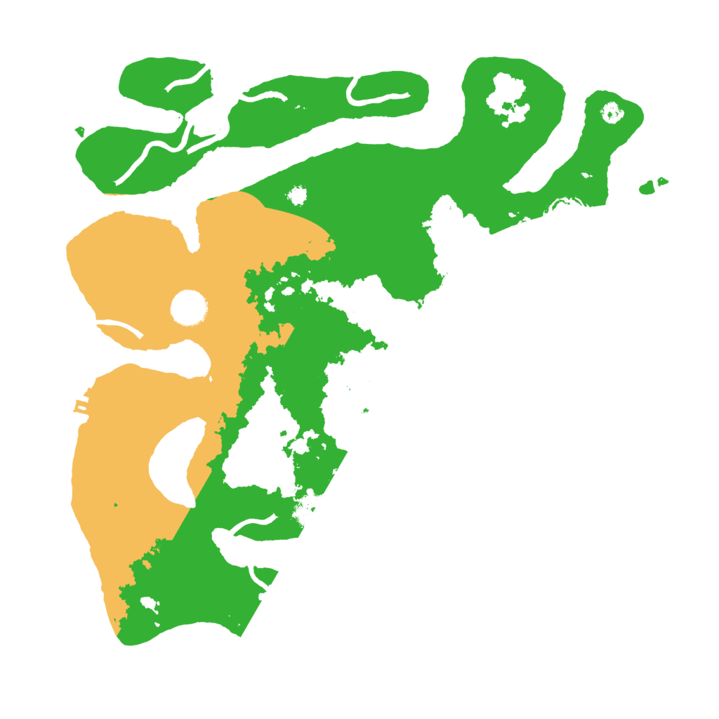 Biome Rust Map: Procedural Map, Size: 3500, Seed: 1219079