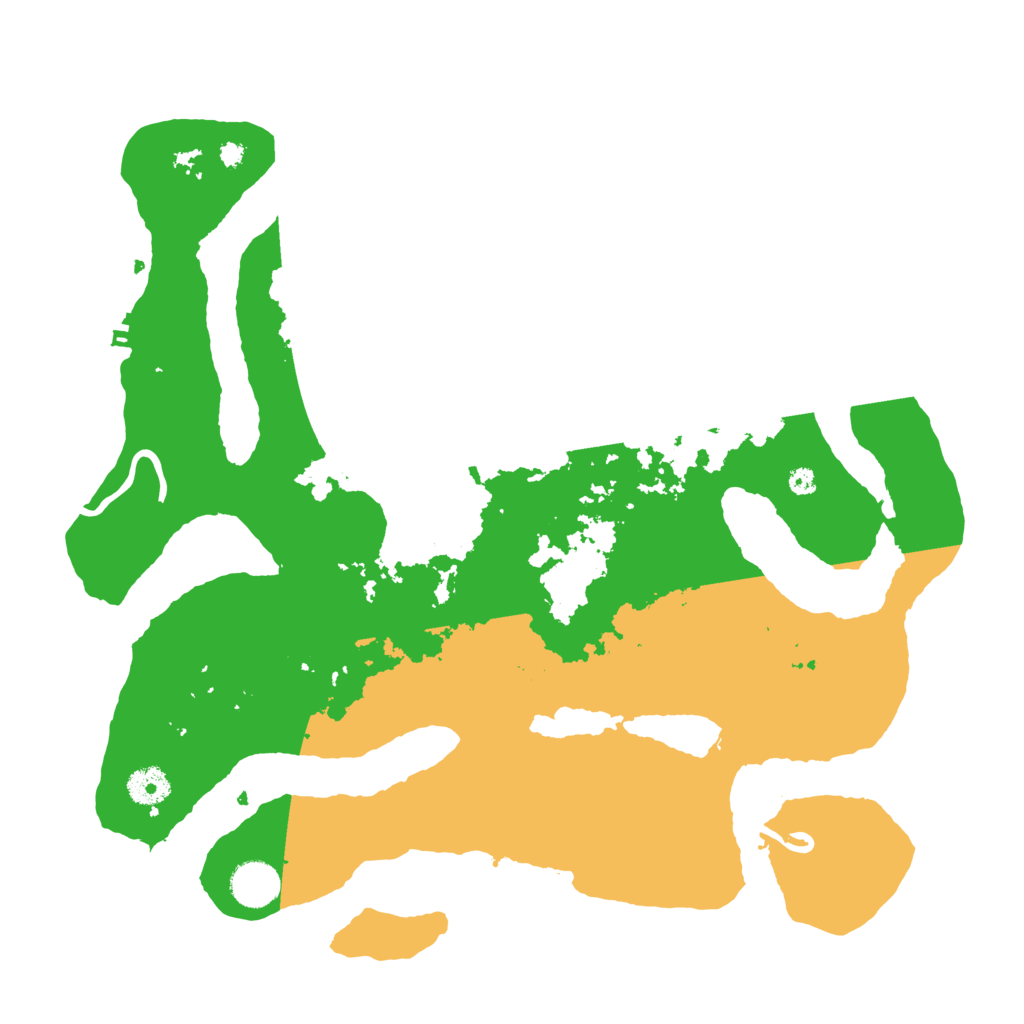 Biome Rust Map: Procedural Map, Size: 3850, Seed: 552189833