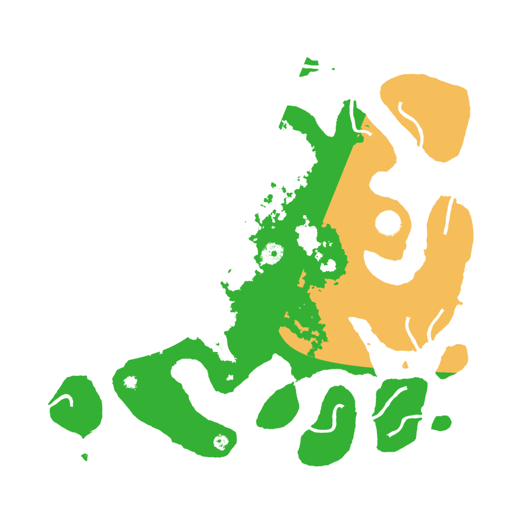 Biome Rust Map: Procedural Map, Size: 3550, Seed: 304586