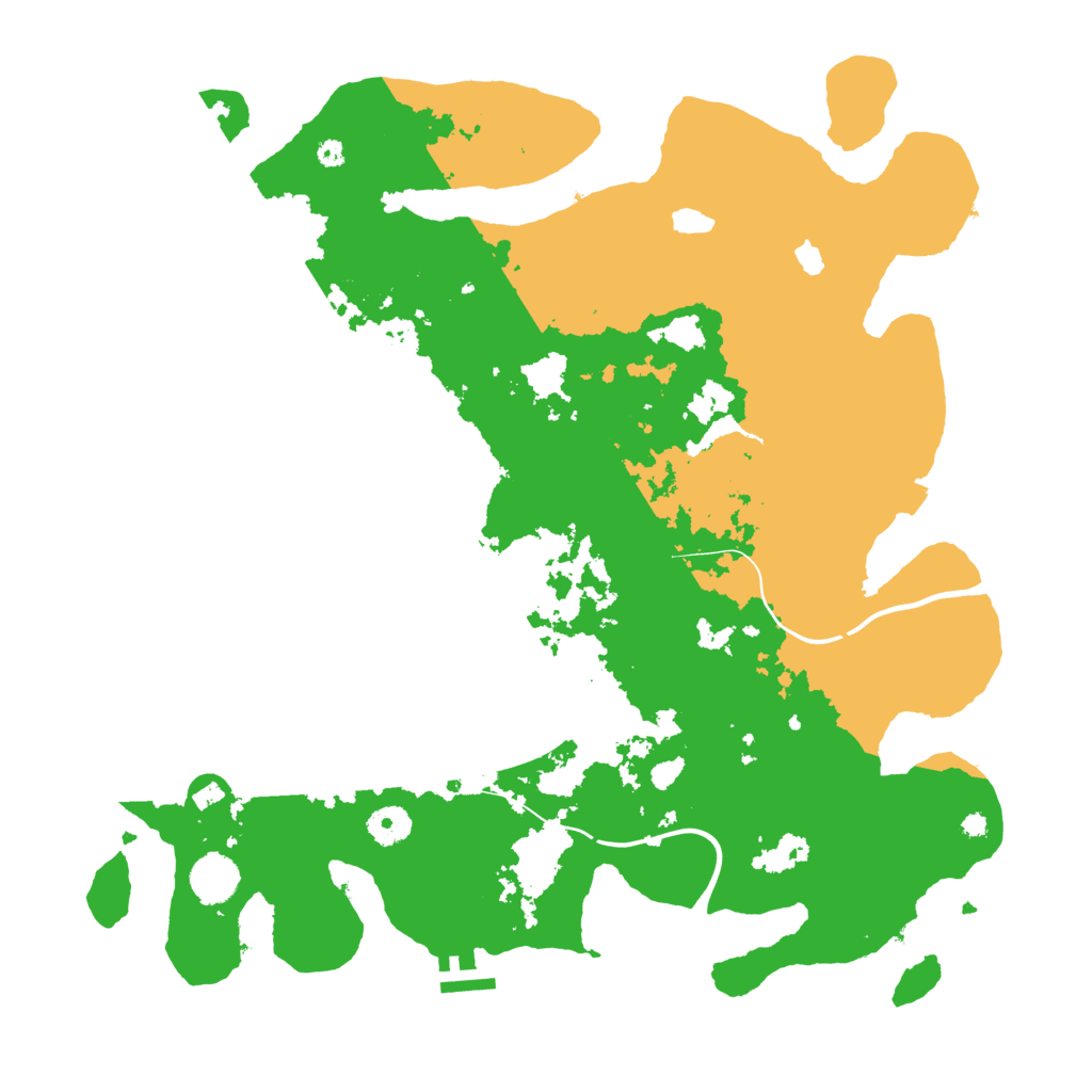 Biome Rust Map: Procedural Map, Size: 4000, Seed: 686