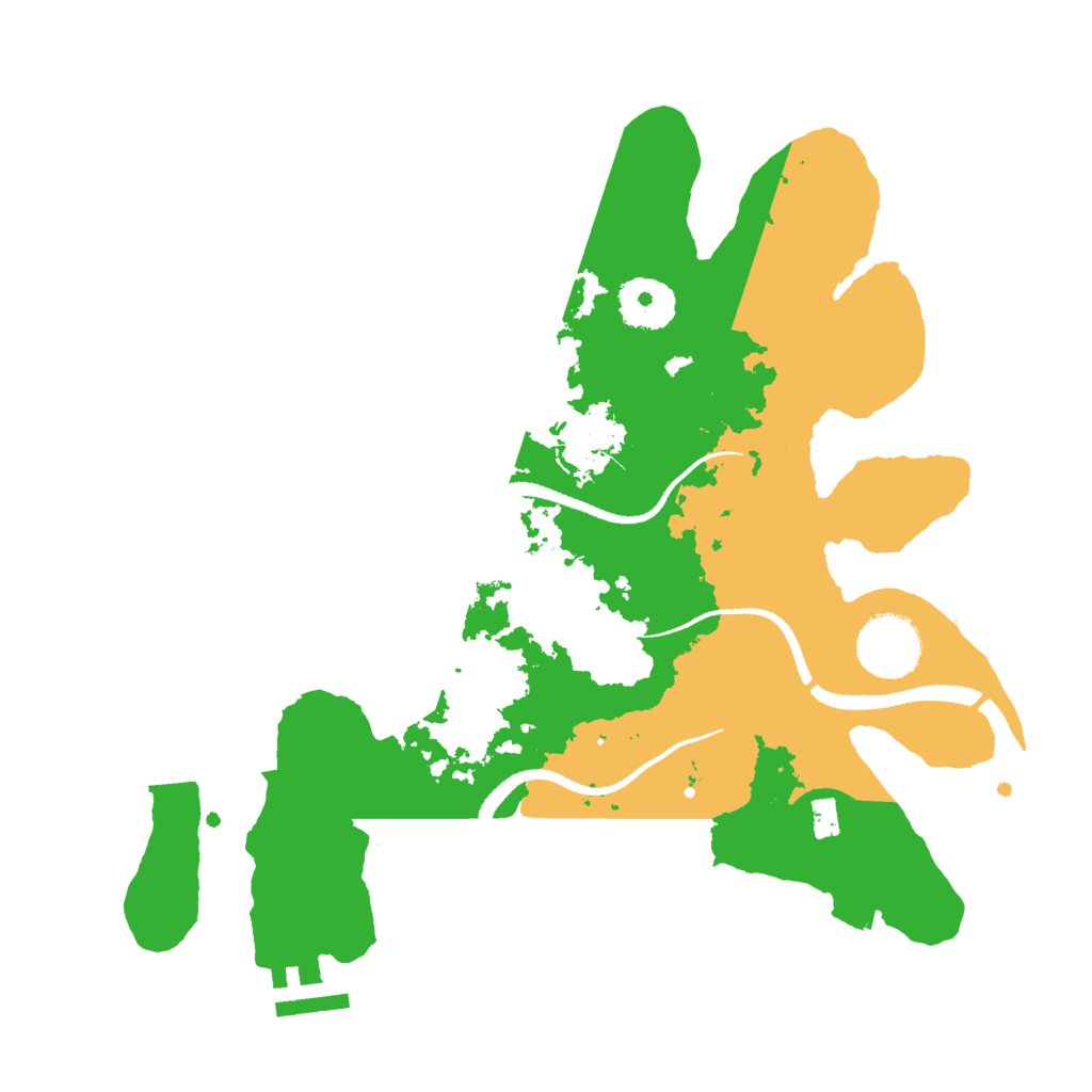 Biome Rust Map: Procedural Map, Size: 3000, Seed: 6205364