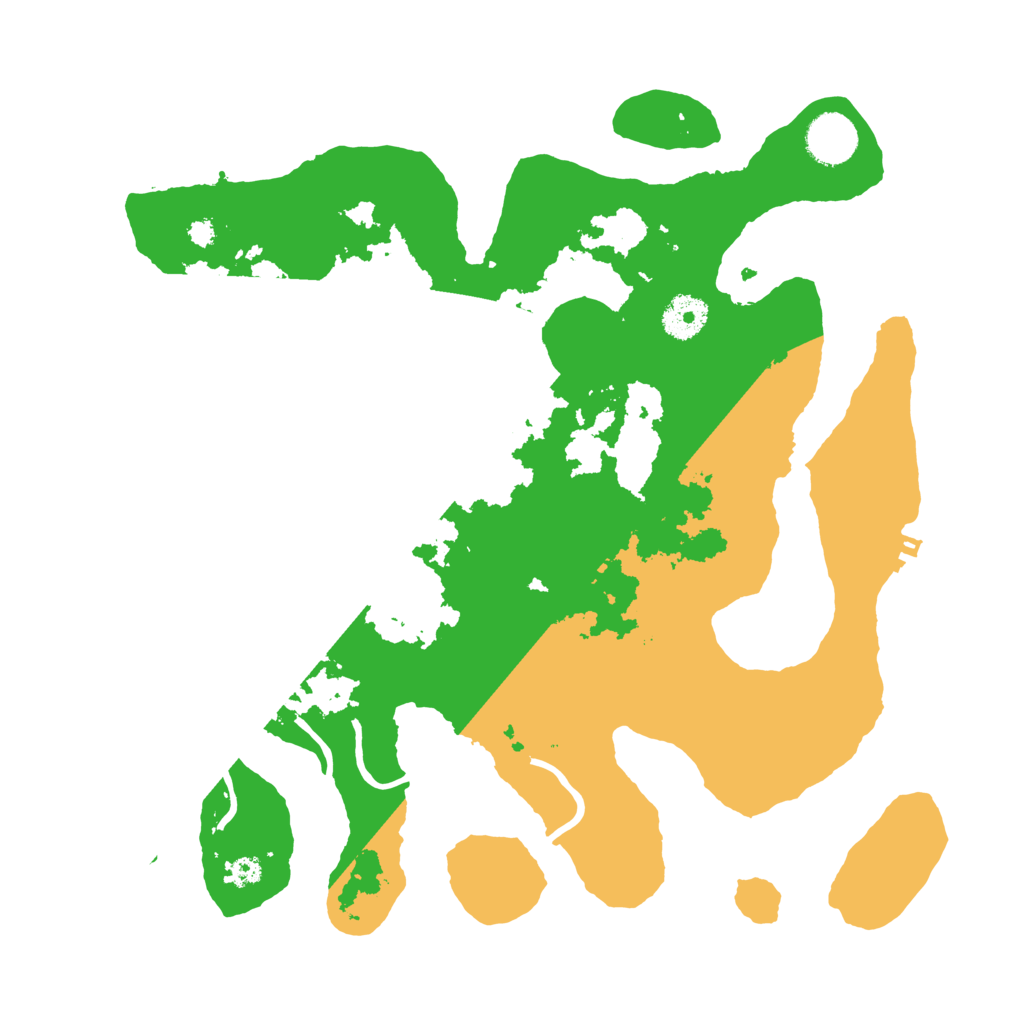 Biome Rust Map: Procedural Map, Size: 3500, Seed: 576646