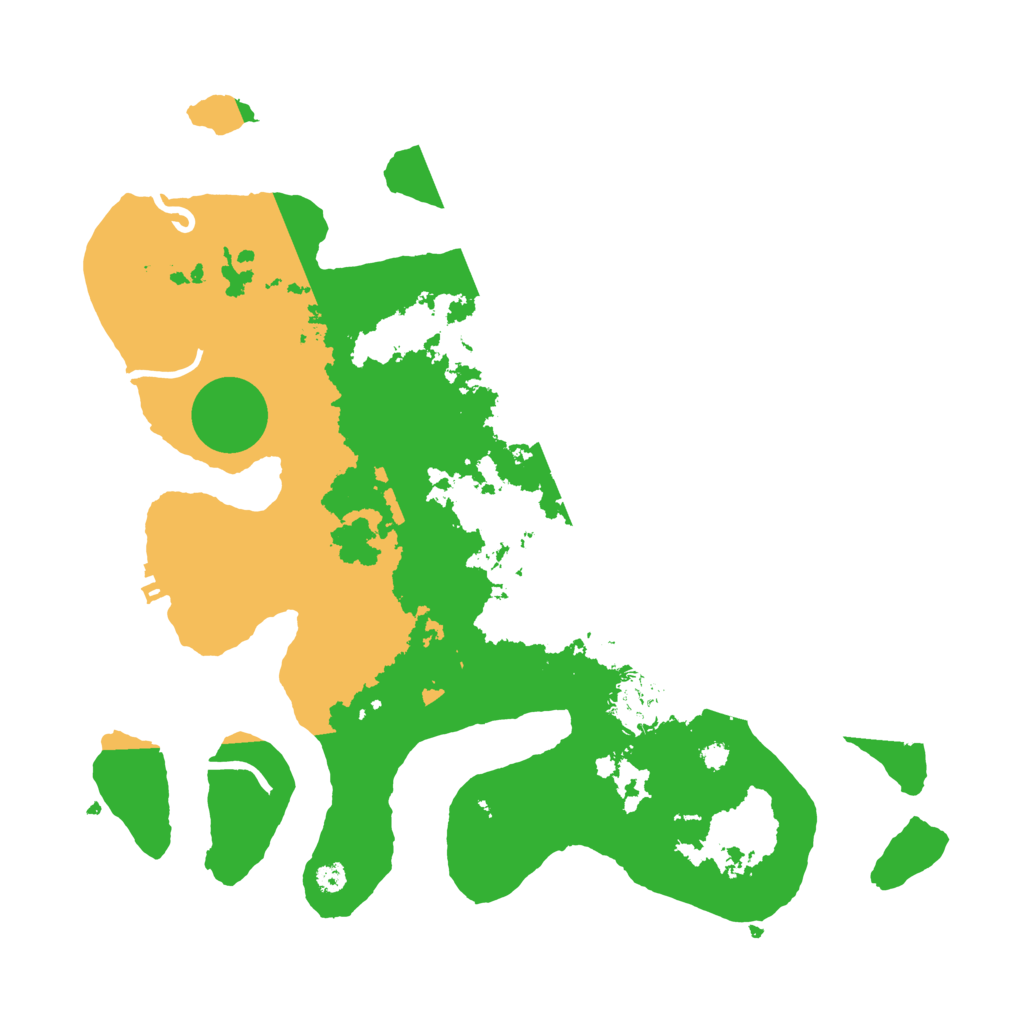 Biome Rust Map: Procedural Map, Size: 3550, Seed: 768822