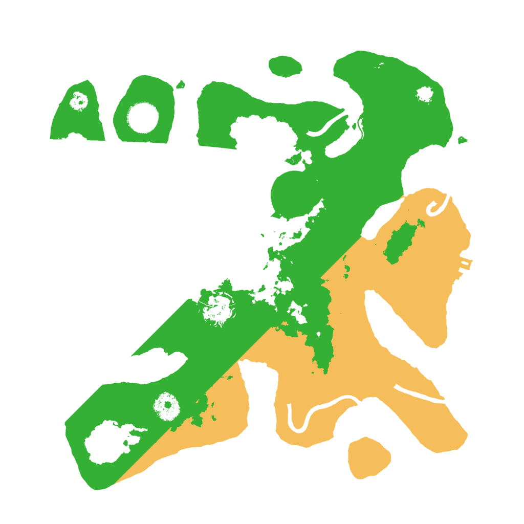 Biome Rust Map: Procedural Map, Size: 3000, Seed: 243832