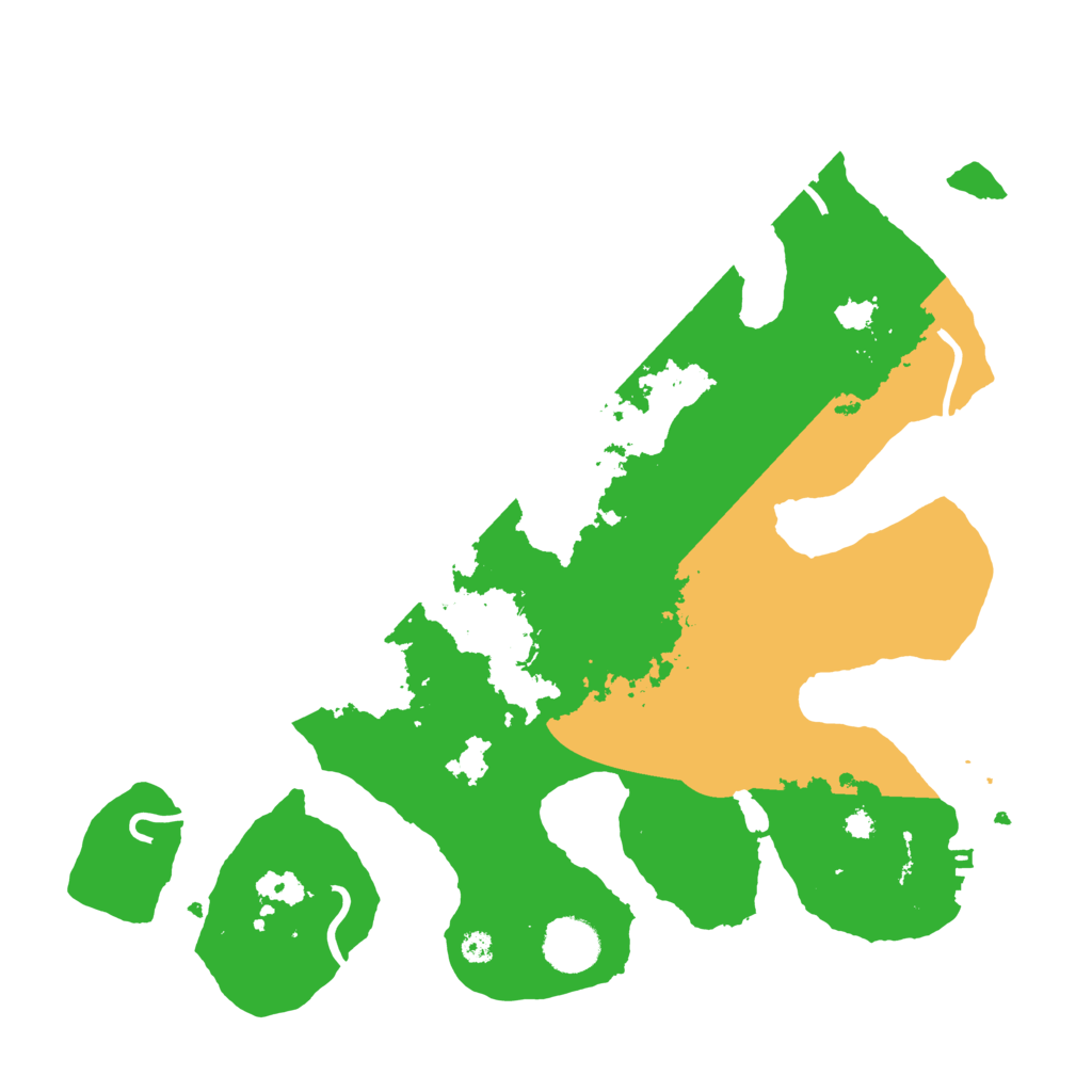 Biome Rust Map: Procedural Map, Size: 3500, Seed: 1137399