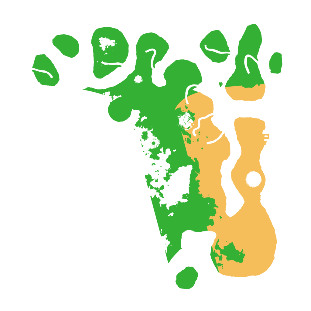 Biome Rust Map: Procedural Map, Size: 3550, Seed: 371020