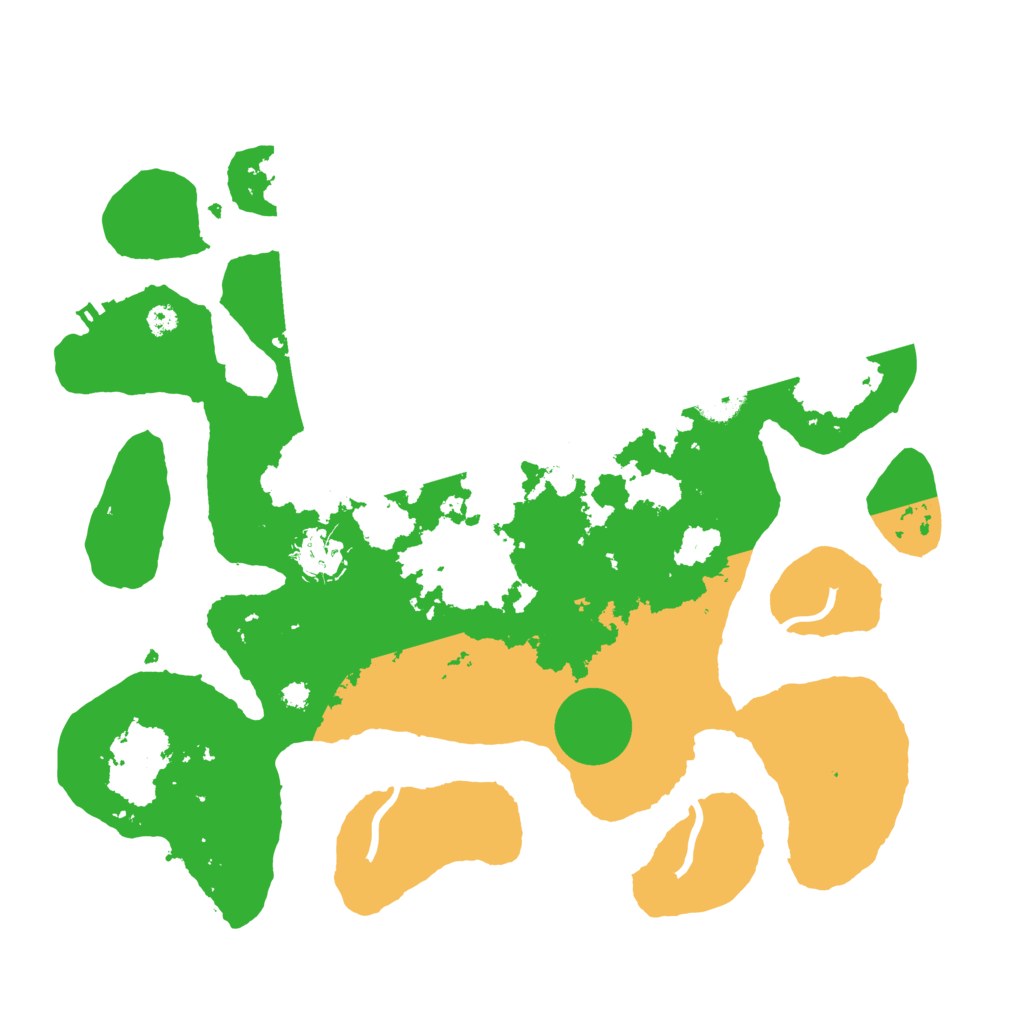 Biome Rust Map: Procedural Map, Size: 3500, Seed: 629099