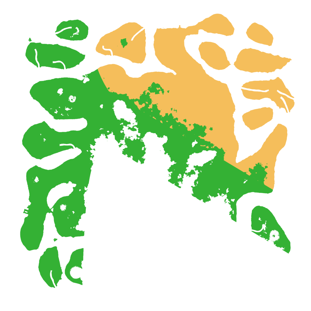 Biome Rust Map: Procedural Map, Size: 4500, Seed: 7956