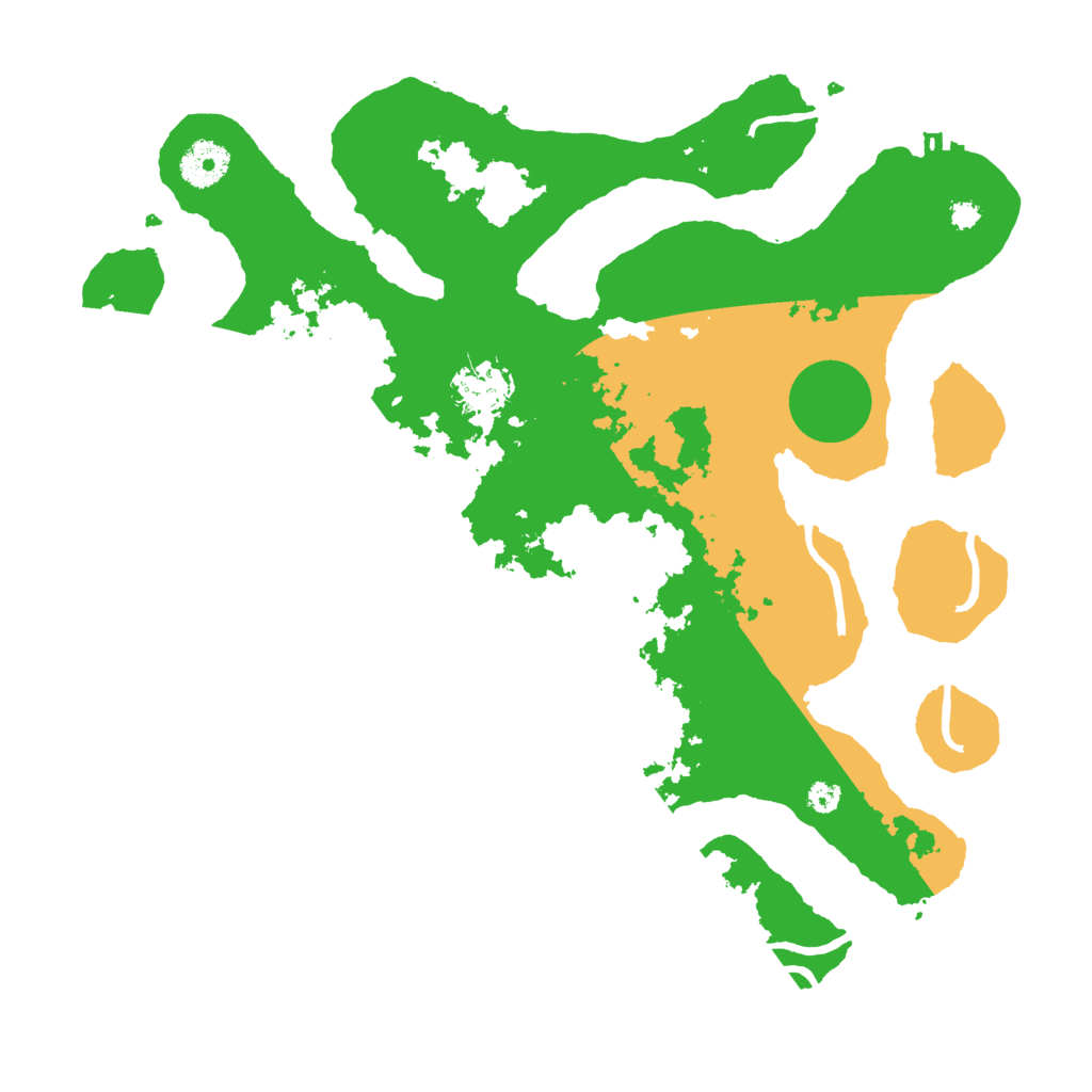 Biome Rust Map: Procedural Map, Size: 3500, Seed: 220303007