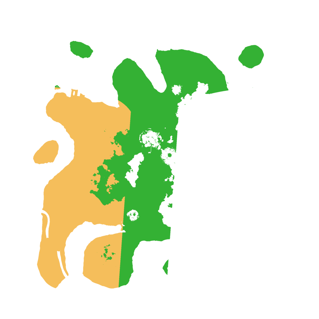 Biome Rust Map: Procedural Map, Size: 3000, Seed: 4491080