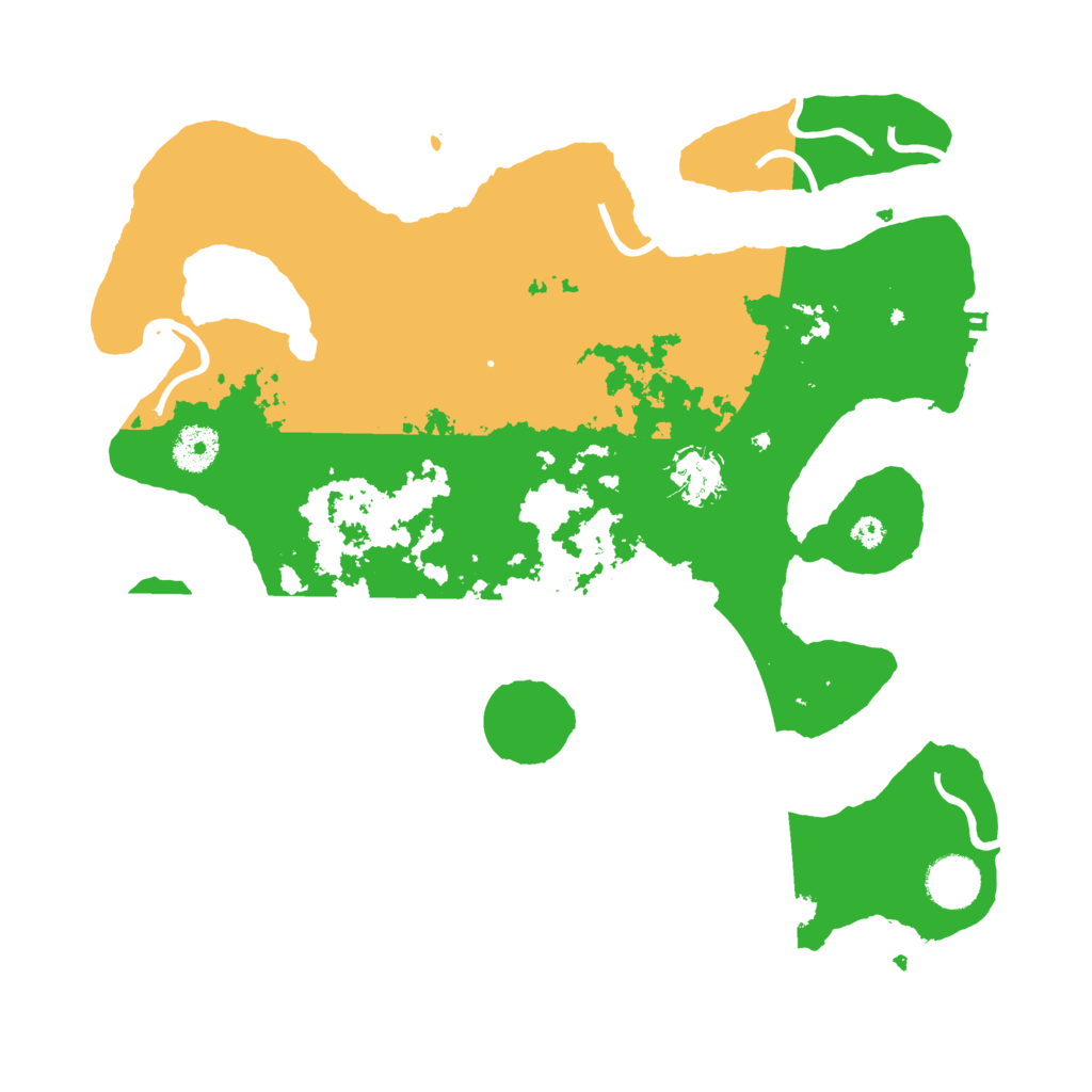 Biome Rust Map: Procedural Map, Size: 3550, Seed: 395127