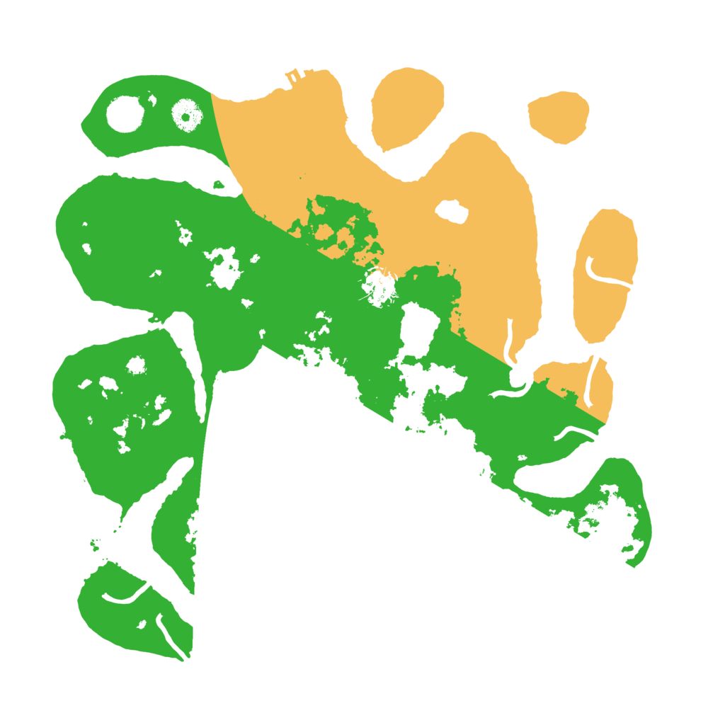 Biome Rust Map: Procedural Map, Size: 3550, Seed: 808685