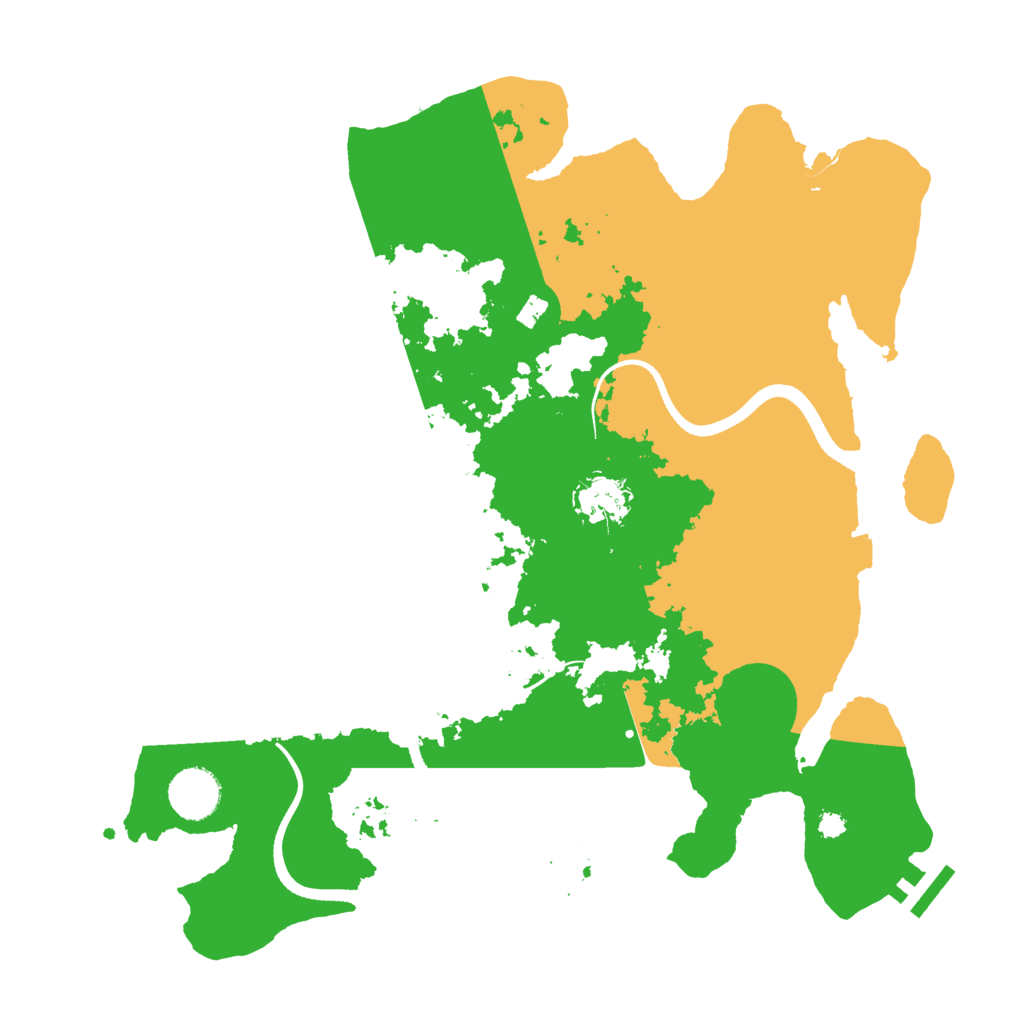 Biome Rust Map: Procedural Map, Size: 3500, Seed: 4564302