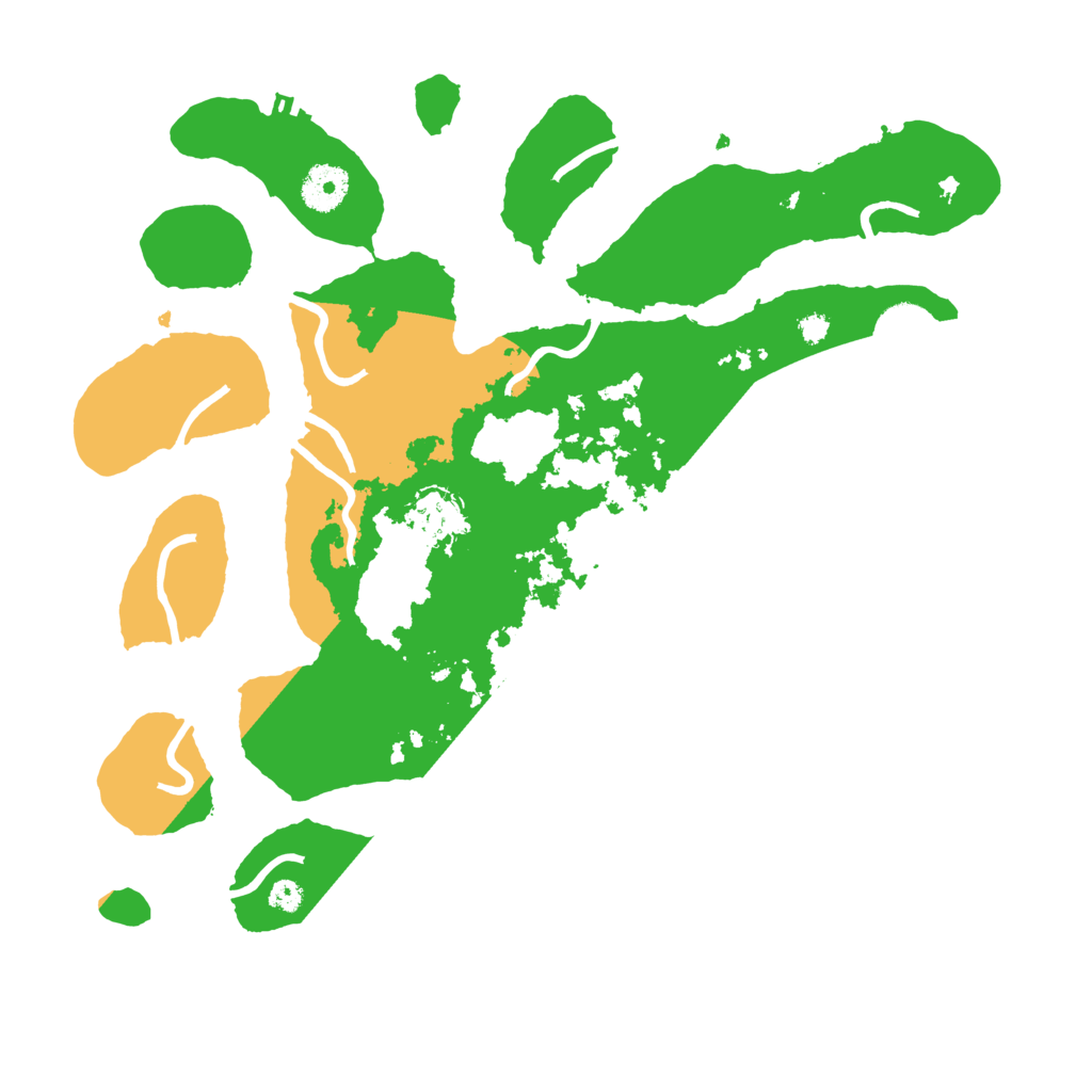 Biome Rust Map: Procedural Map, Size: 3550, Seed: 243365