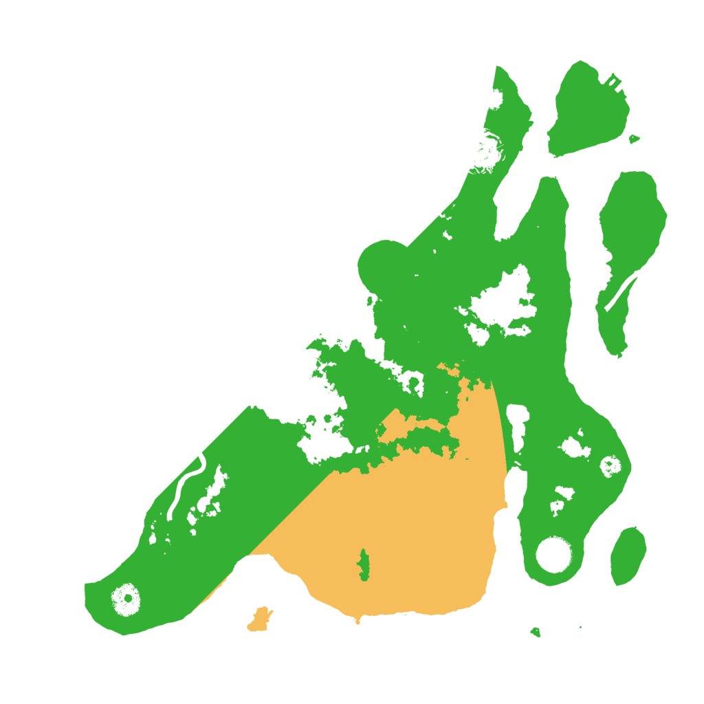 Biome Rust Map: Procedural Map, Size: 3500, Seed: 711916