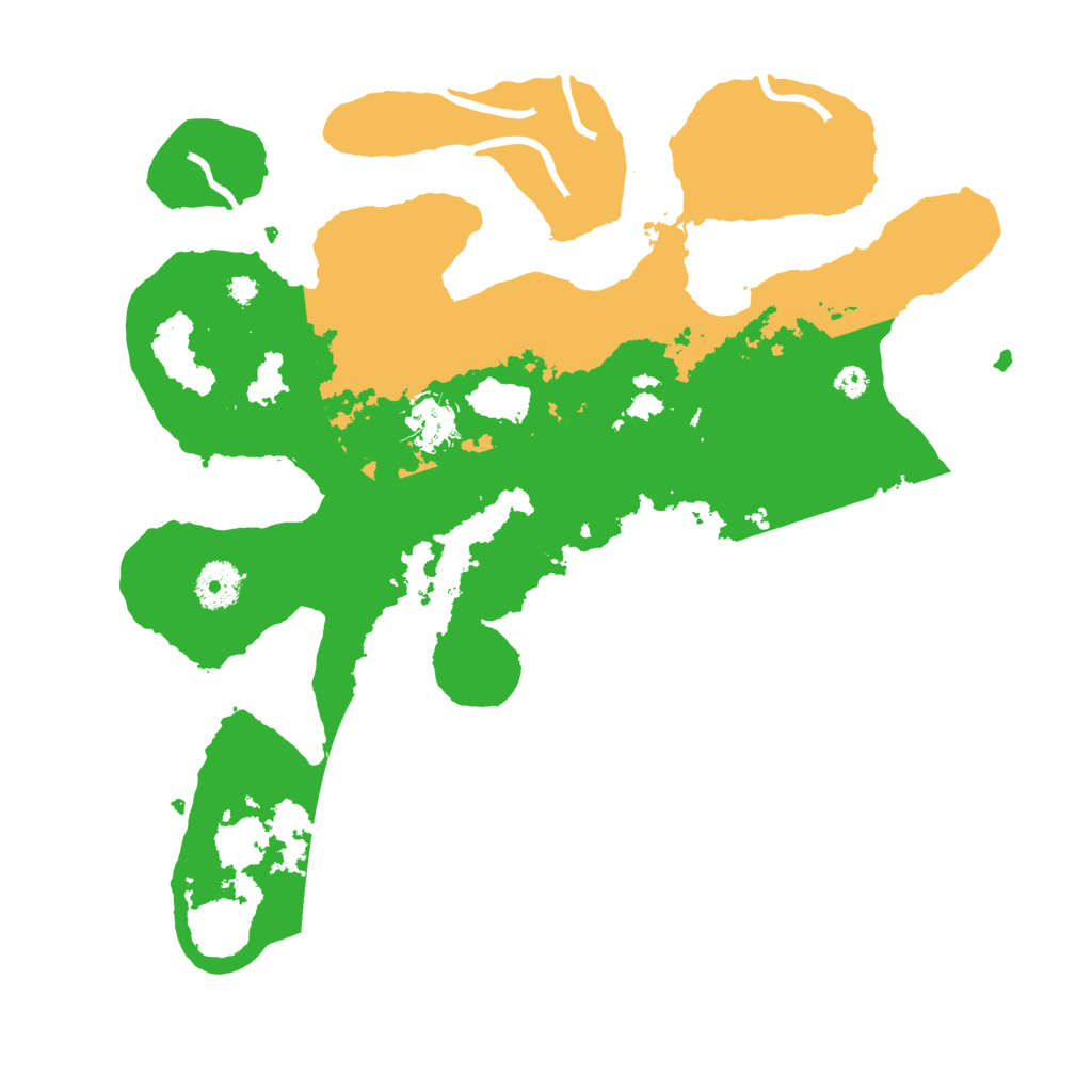 Biome Rust Map: Procedural Map, Size: 3550, Seed: 80472