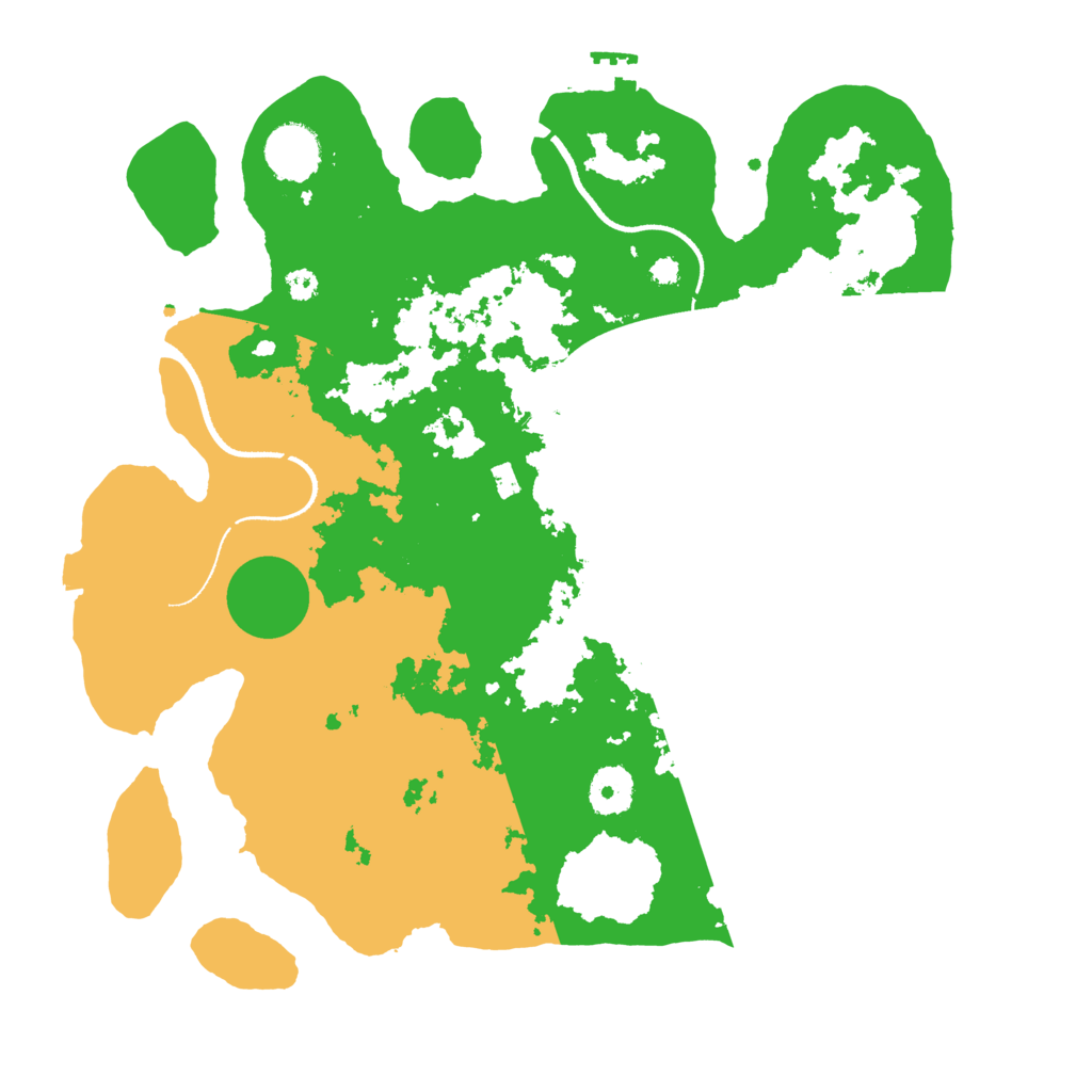 Biome Rust Map: Procedural Map, Size: 3500, Seed: 4133163