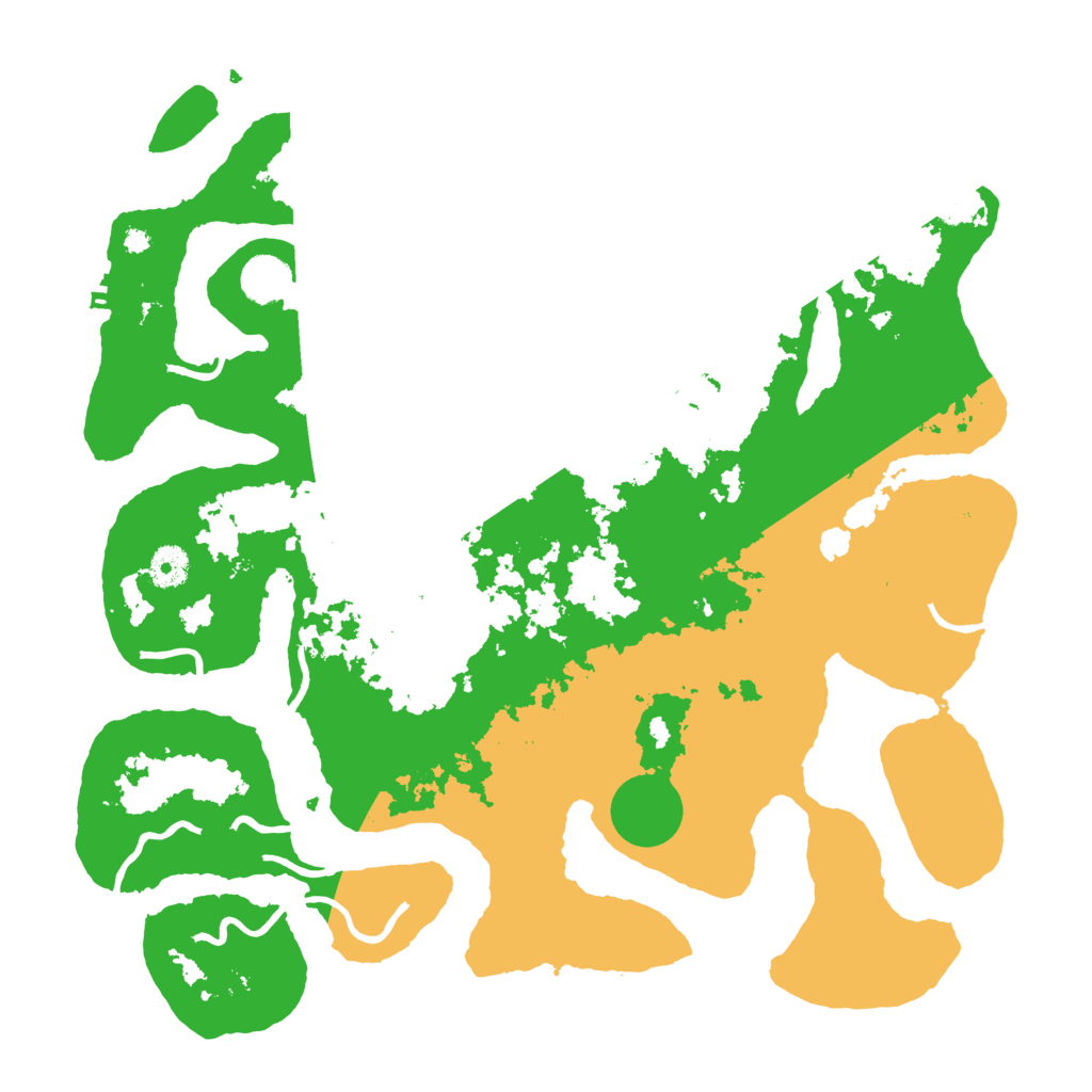 Biome Rust Map: Procedural Map, Size: 4000, Seed: 533965