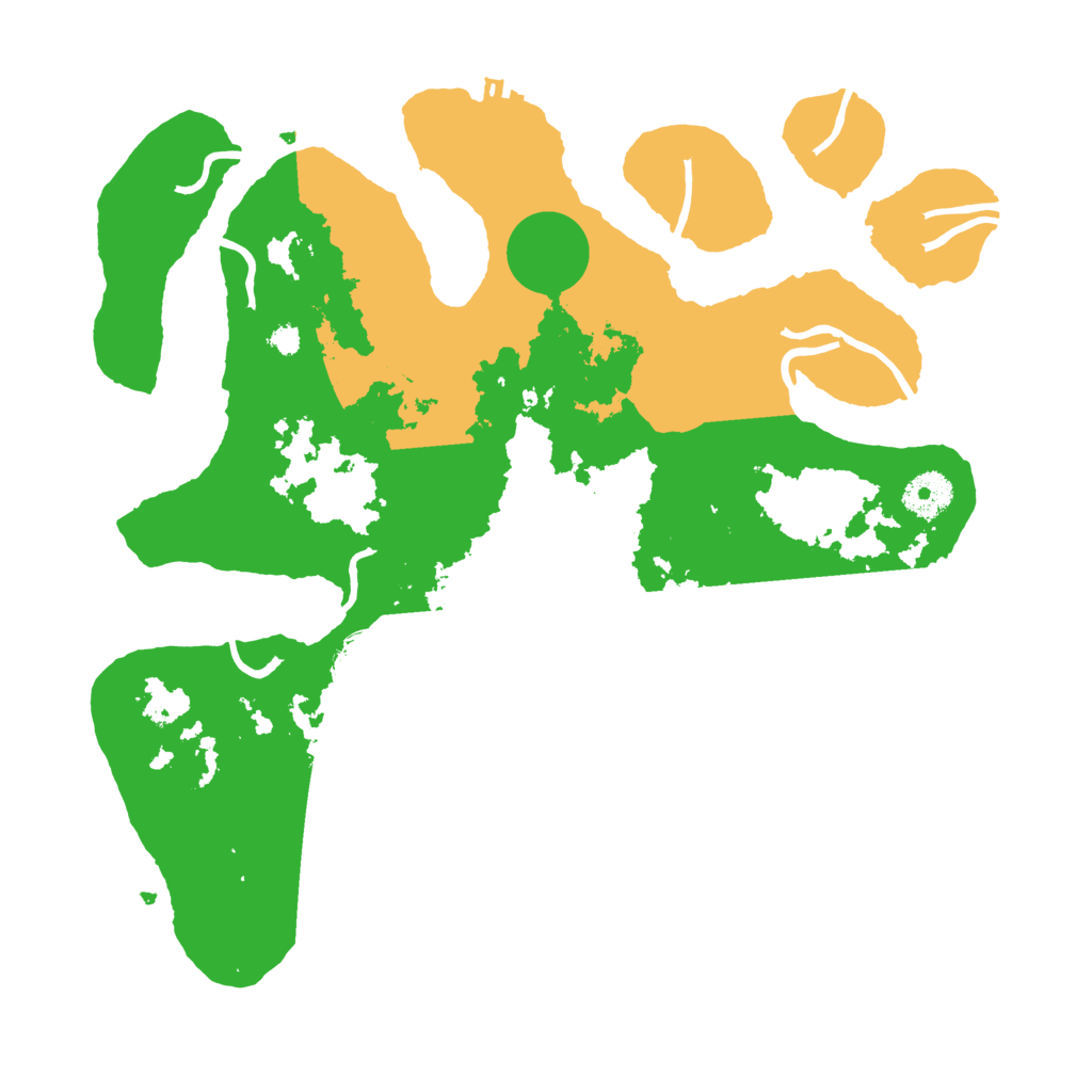 Biome Rust Map: Procedural Map, Size: 3500, Seed: 2415386