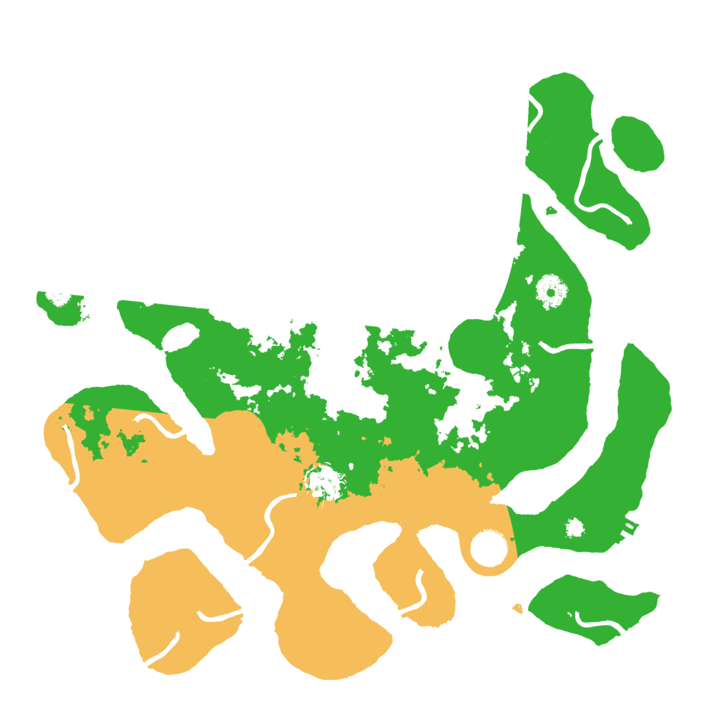 Biome Rust Map: Procedural Map, Size: 3500, Seed: 1701545