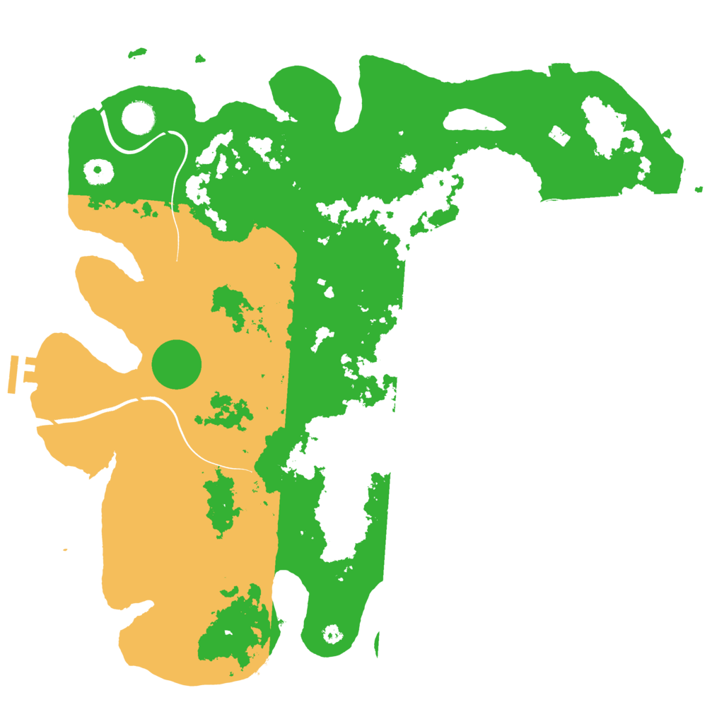 Biome Rust Map: Procedural Map, Size: 3850, Seed: 1654398203