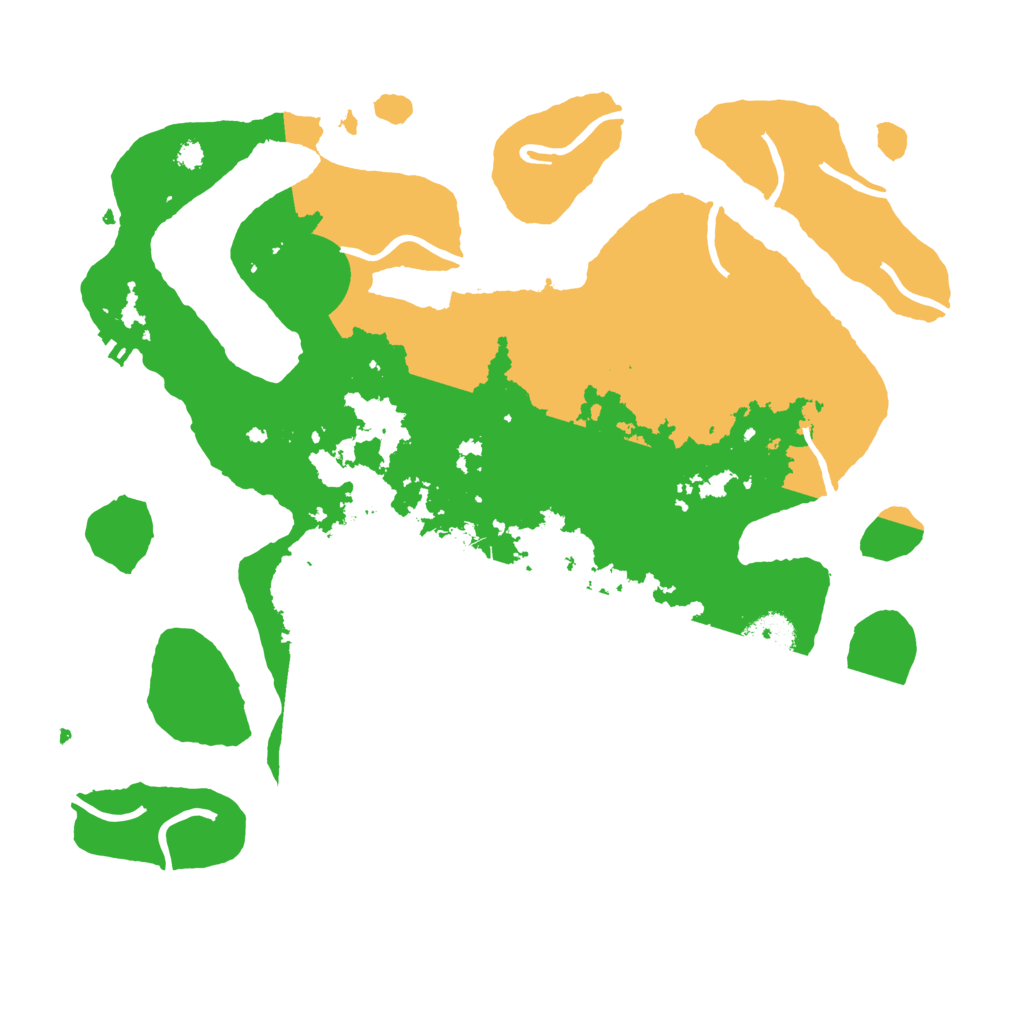 Biome Rust Map: Procedural Map, Size: 3500, Seed: 5634420