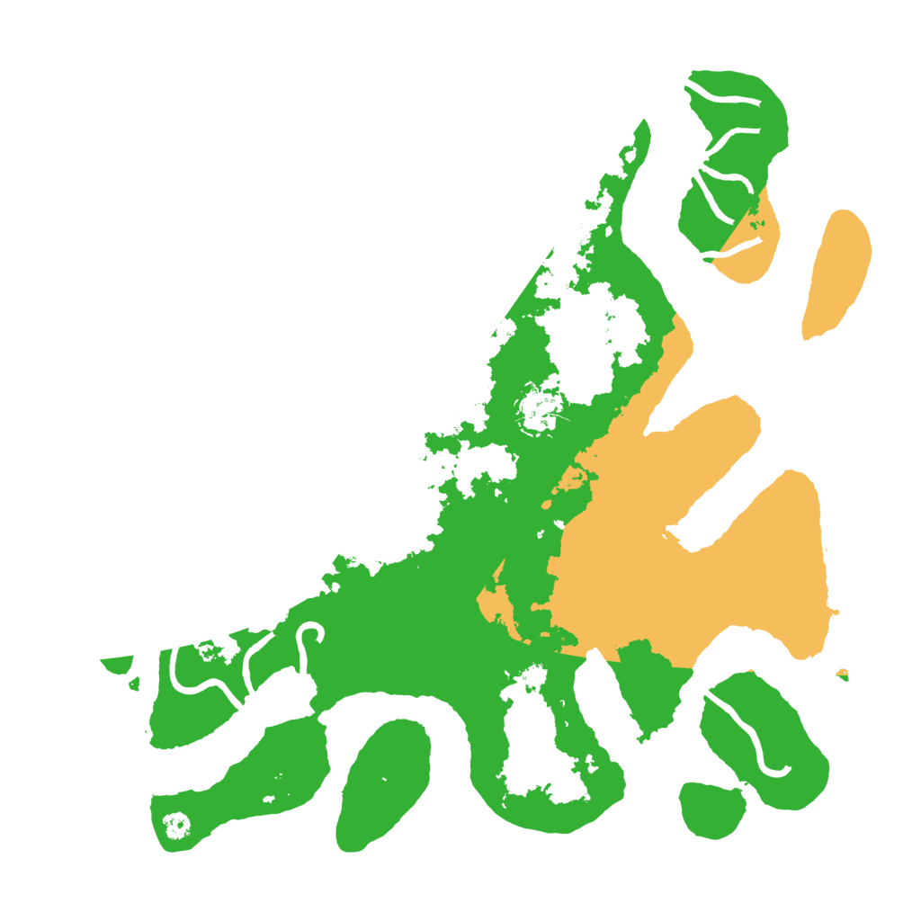 Biome Rust Map: Procedural Map, Size: 3500, Seed: 1635511