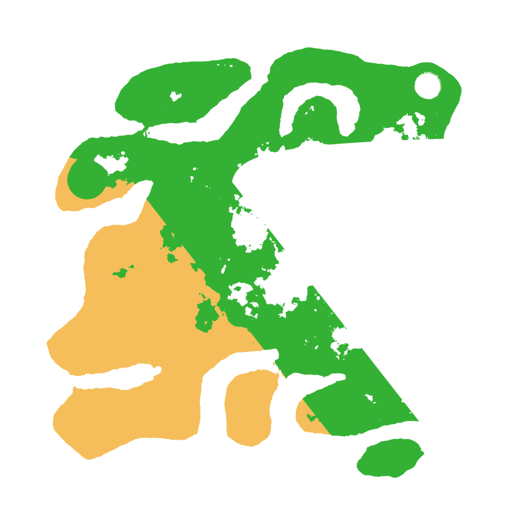 Biome Rust Map: Barren, Size: 3500, Seed: 315212832