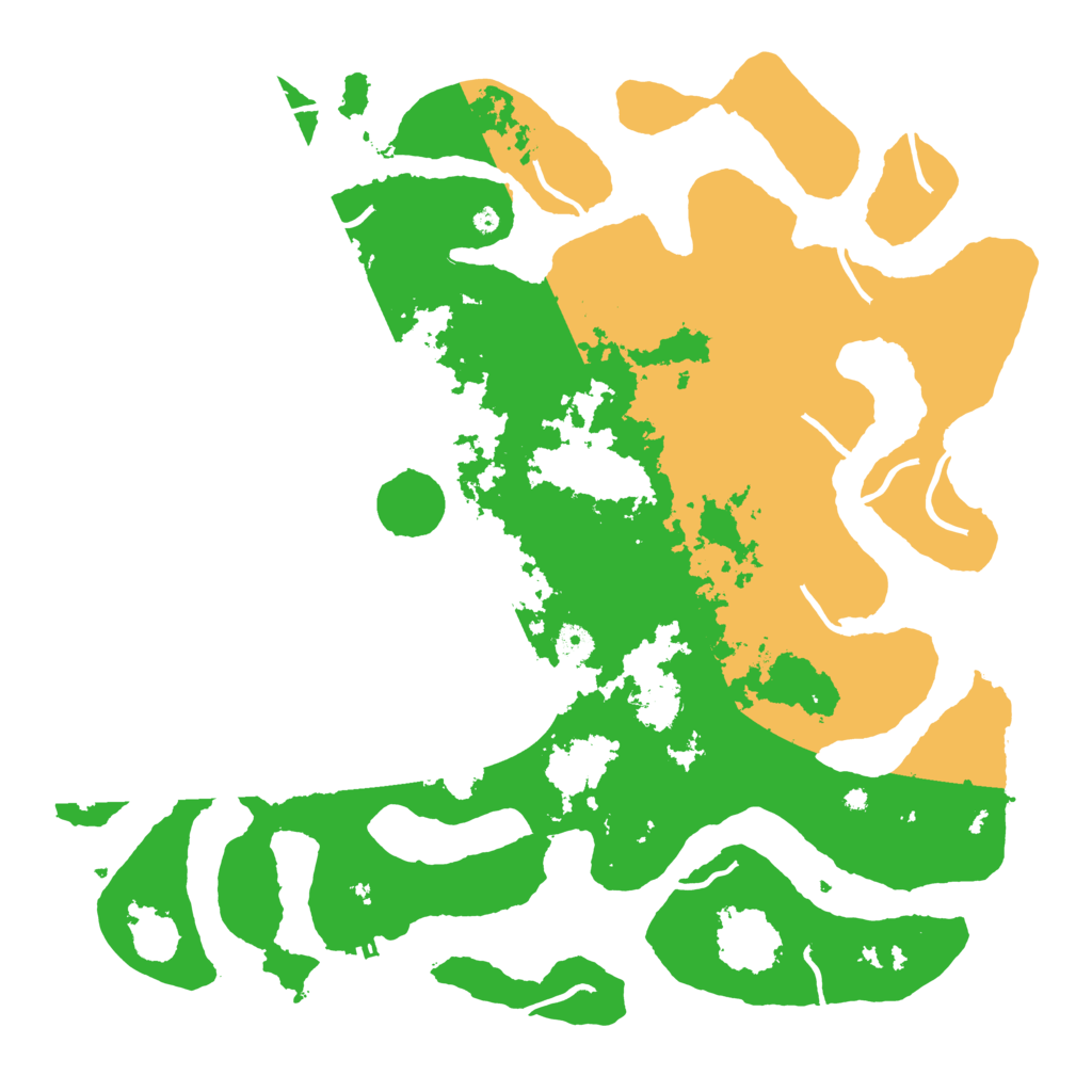 Biome Rust Map: Procedural Map, Size: 4500, Seed: 3888939