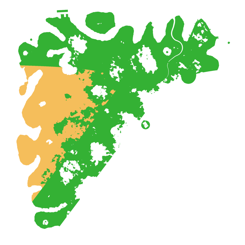 Biome Rust Map: Procedural Map, Size: 4500, Seed: 5767174