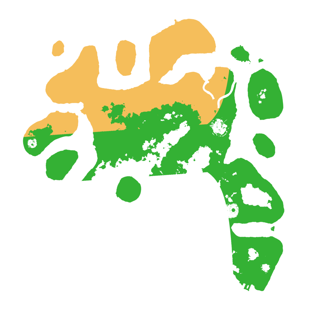 Biome Rust Map: Procedural Map, Size: 3500, Seed: 693420