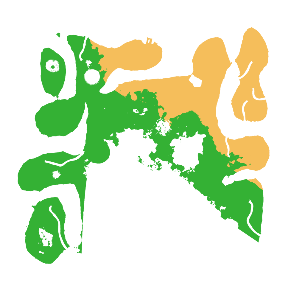 Biome Rust Map: Procedural Map, Size: 3500, Seed: 6263511