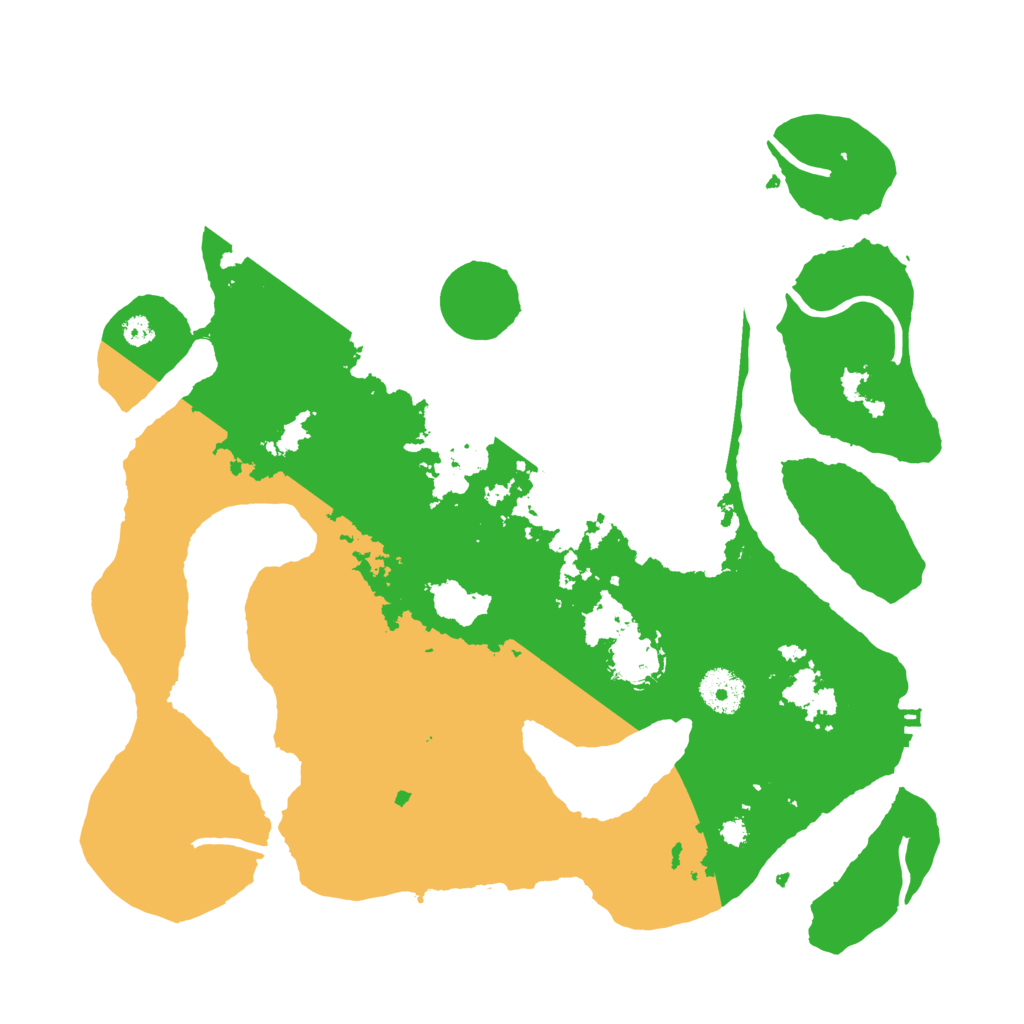 Biome Rust Map: Procedural Map, Size: 3500, Seed: 5362285