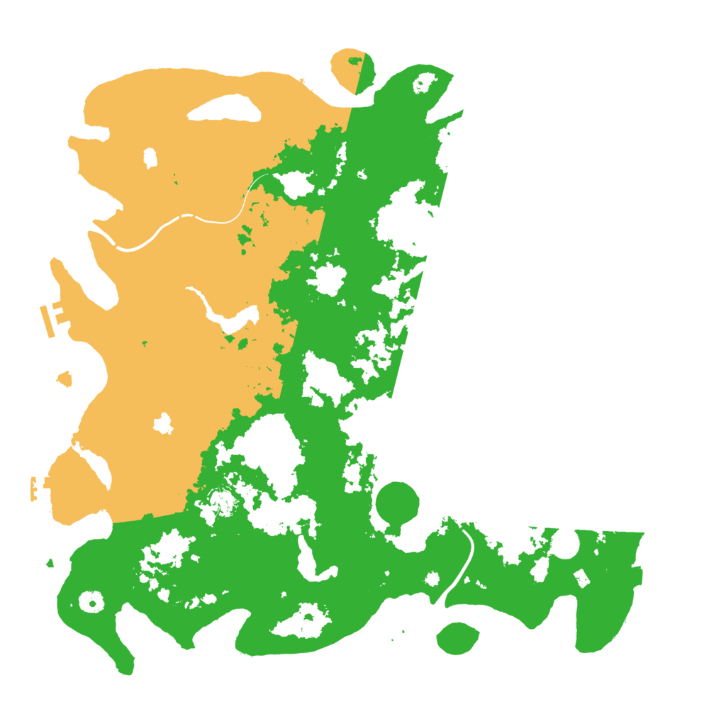 Biome Rust Map: Procedural Map, Size: 4500, Seed: 2151168