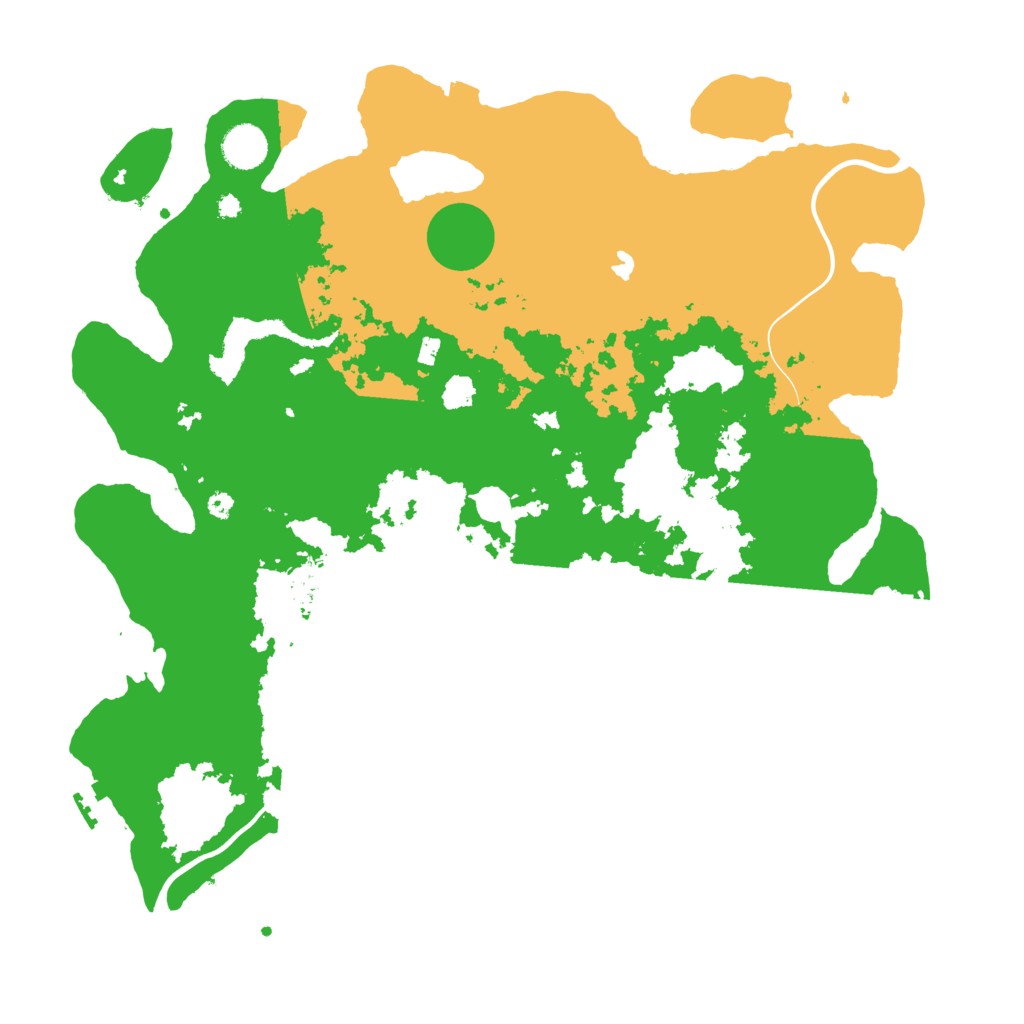 Biome Rust Map: Procedural Map, Size: 4000, Seed: 572429