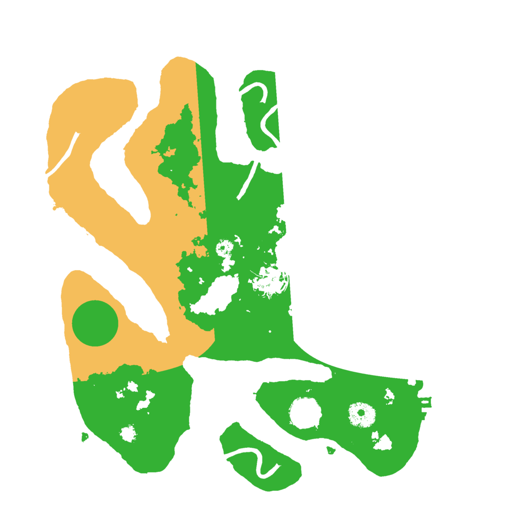 Biome Rust Map: Procedural Map, Size: 3000, Seed: 3644939