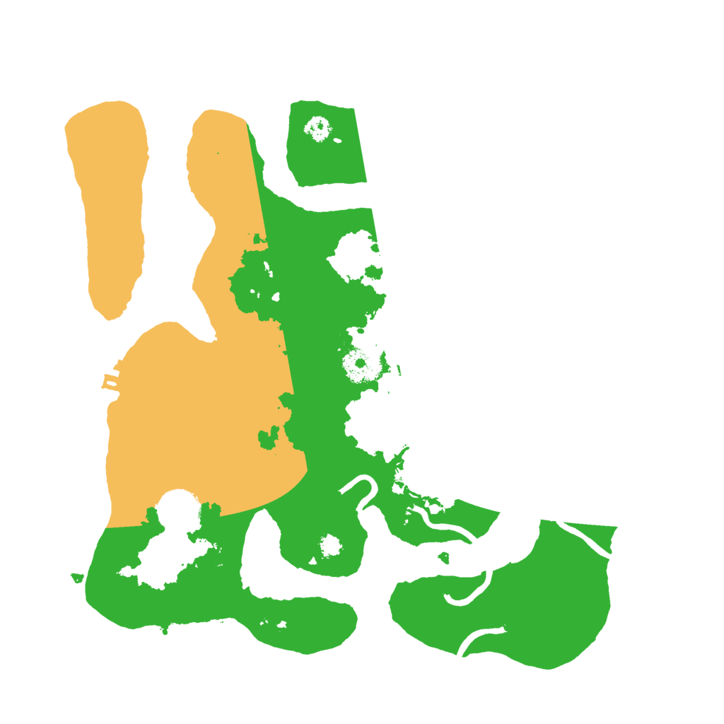 Biome Rust Map: Procedural Map, Size: 3000, Seed: 4693639