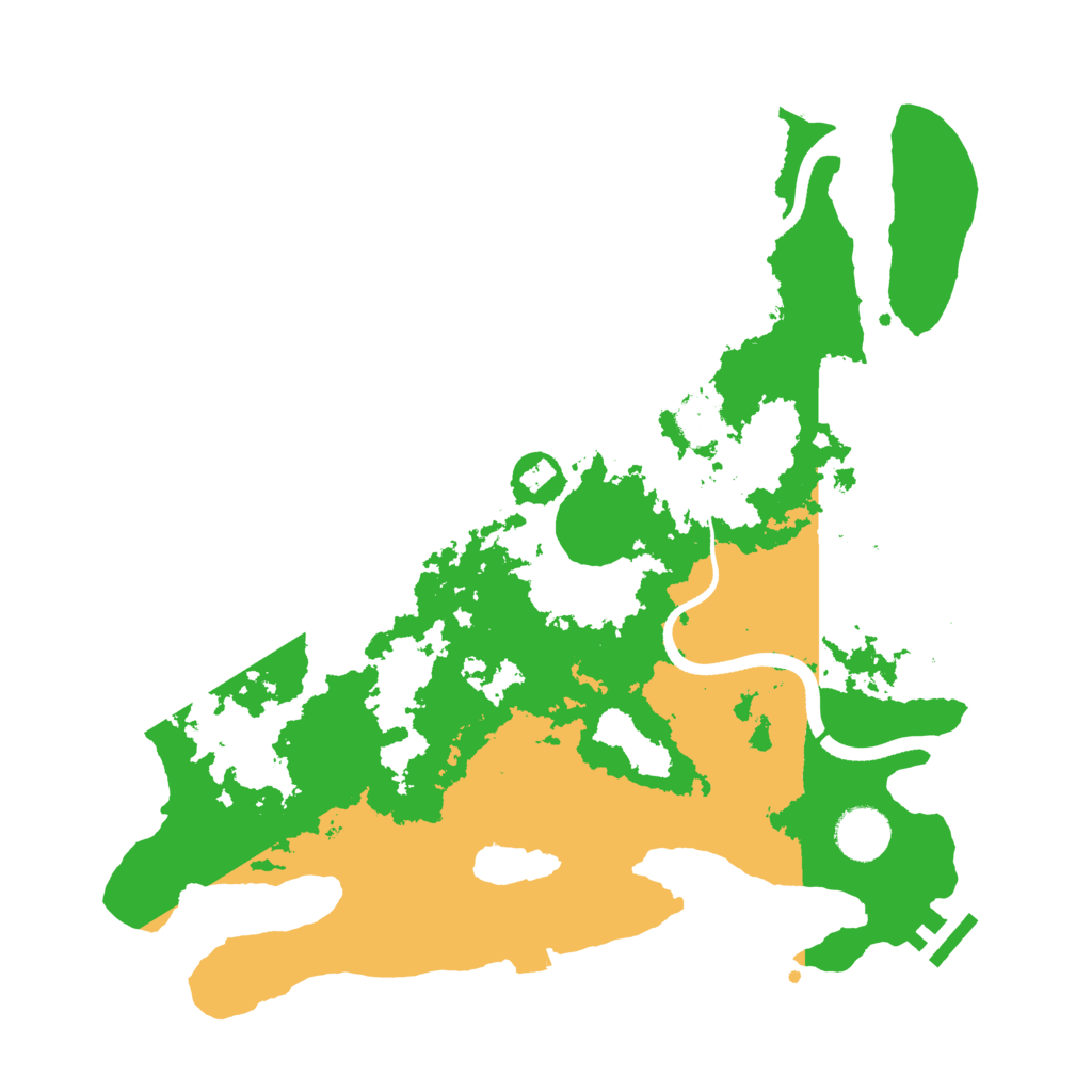 Biome Rust Map: Procedural Map, Size: 3550, Seed: 138276