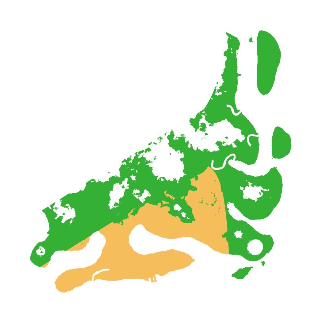 Biome Rust Map: Procedural Map, Size: 3550, Seed: 138276