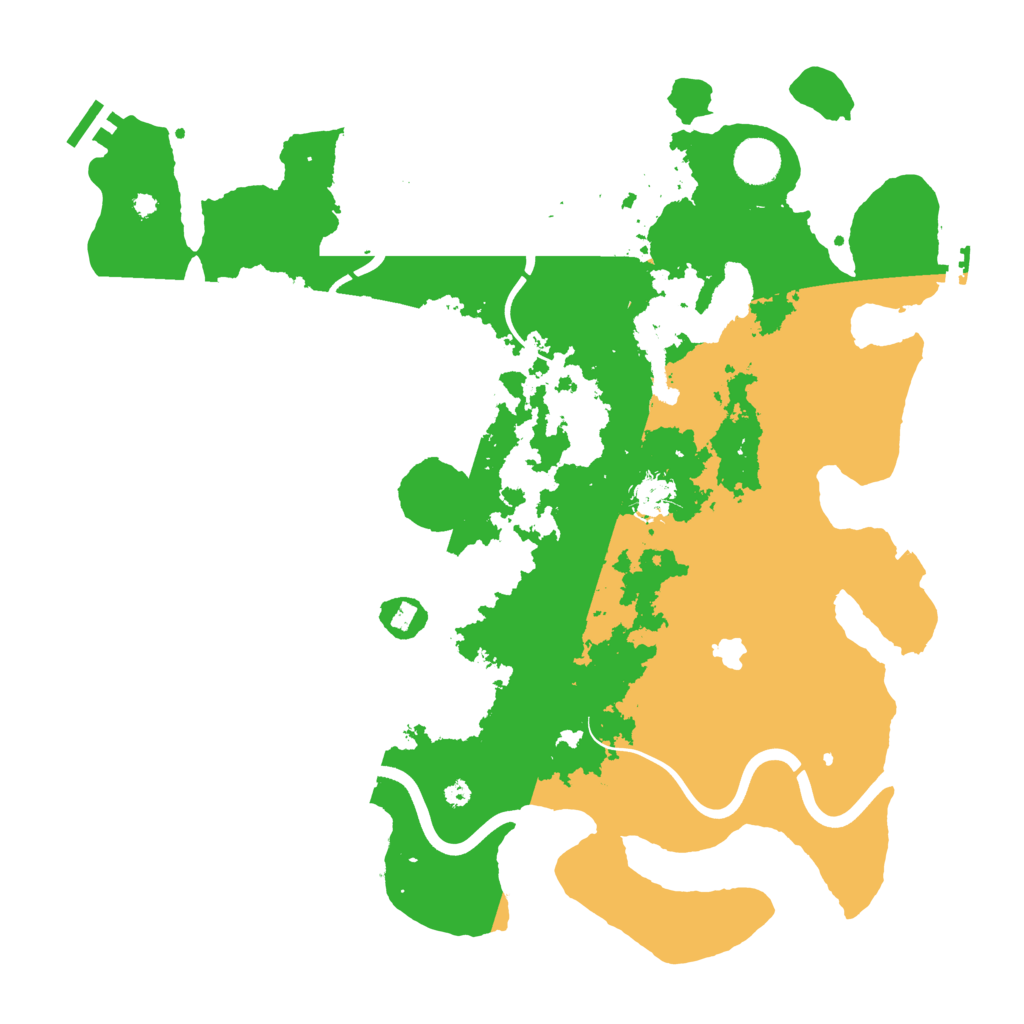 Biome Rust Map: Procedural Map, Size: 4000, Seed: 801152