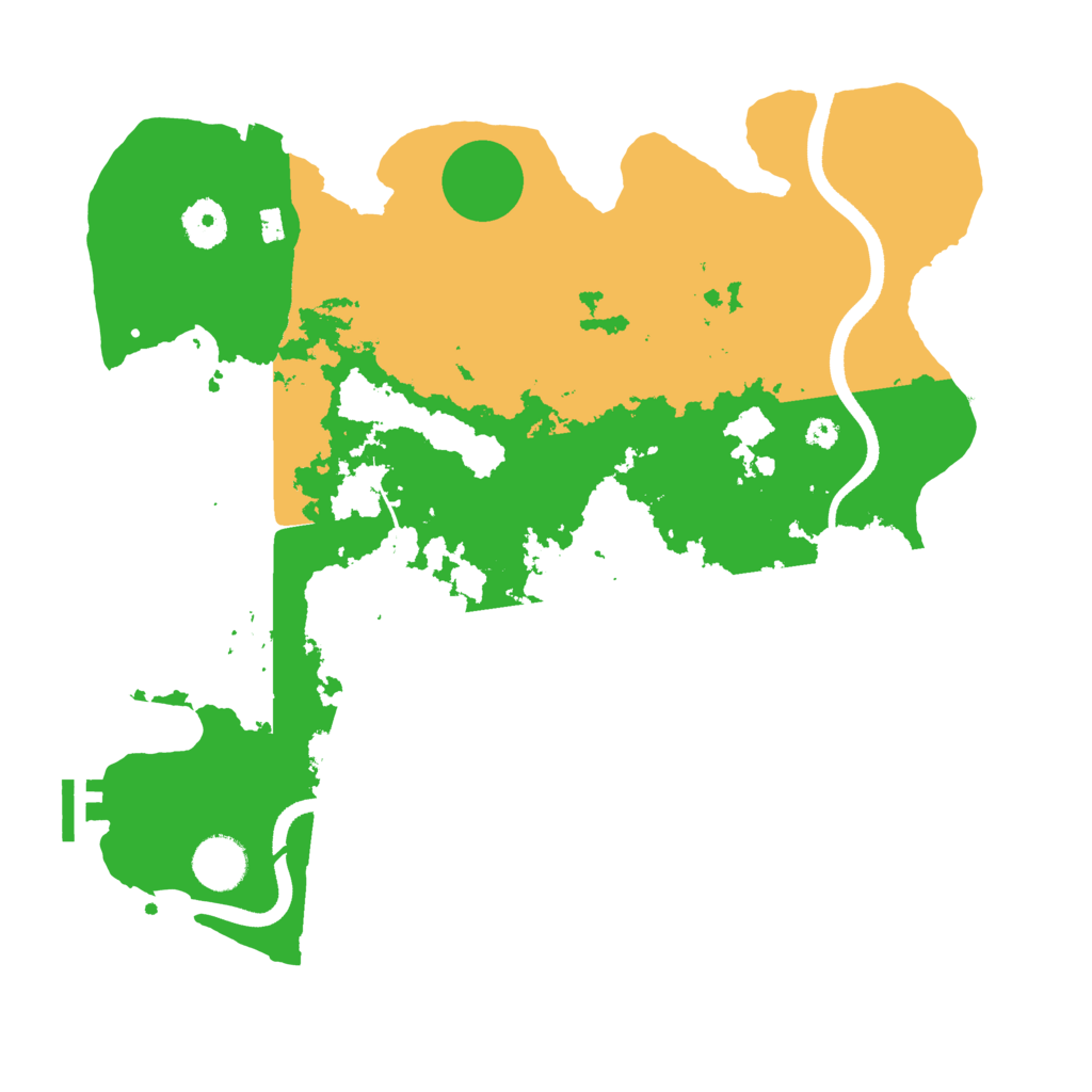 Biome Rust Map: Procedural Map, Size: 3550, Seed: 402664