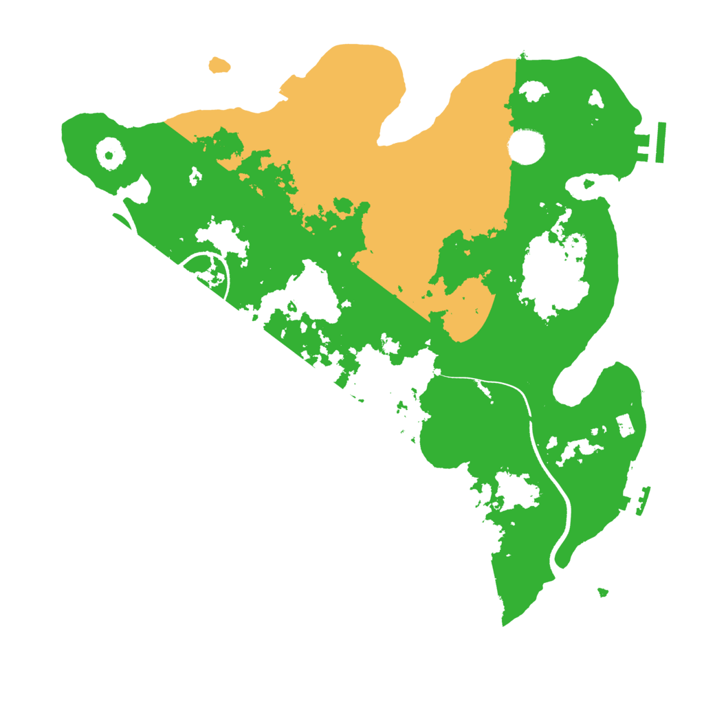 Biome Rust Map: Procedural Map, Size: 3500, Seed: 1701406