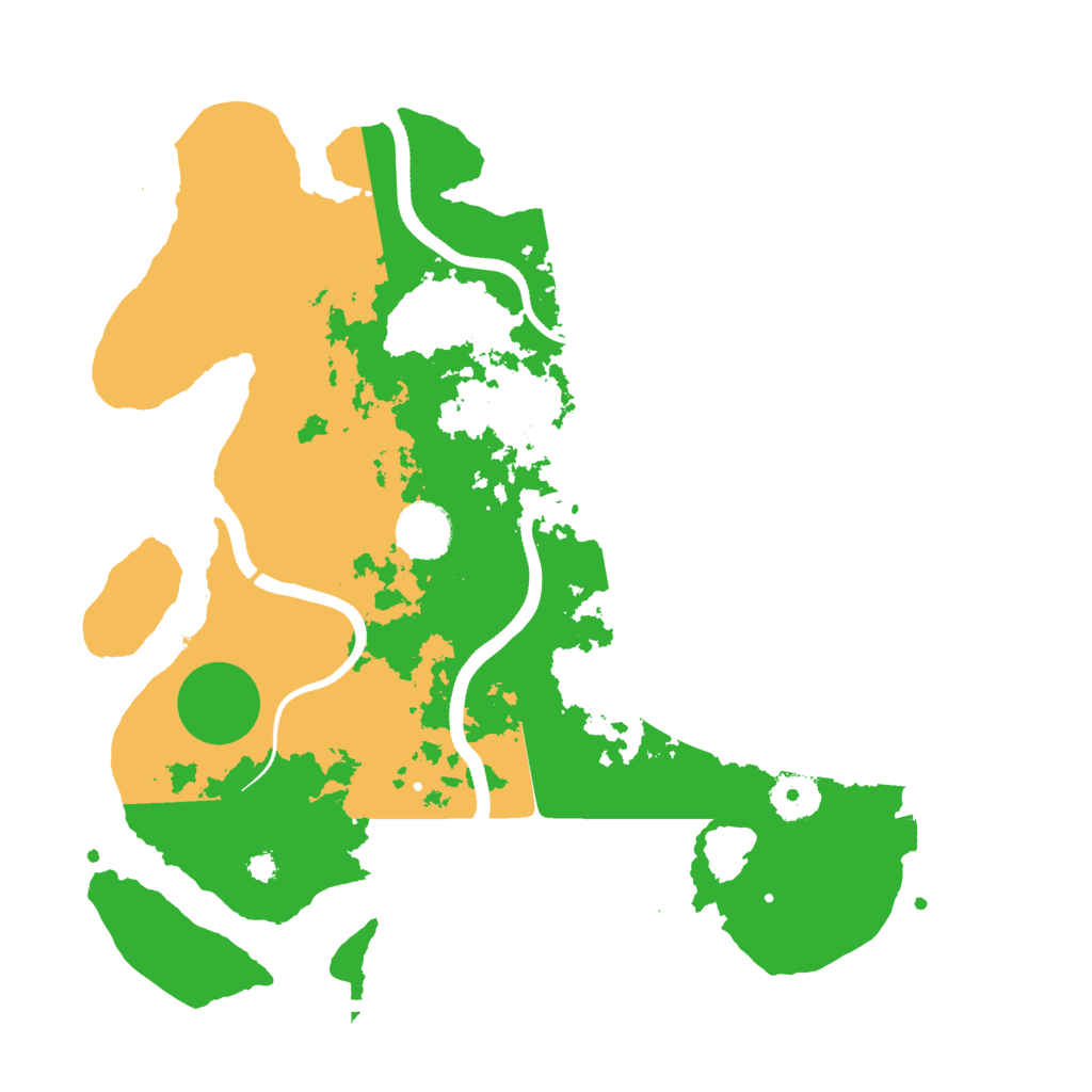 Biome Rust Map: Procedural Map, Size: 3500, Seed: 1805671