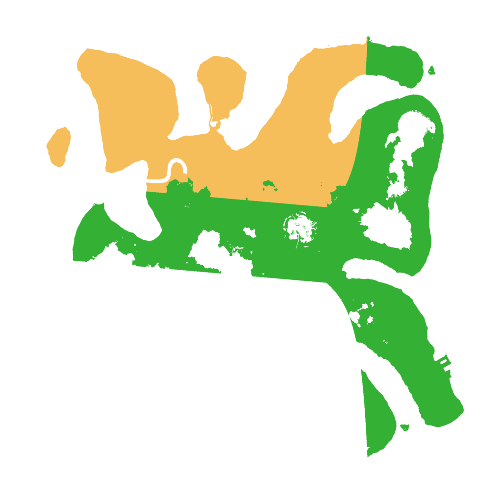 Biome Rust Map: Procedural Map, Size: 3000, Seed: 466577