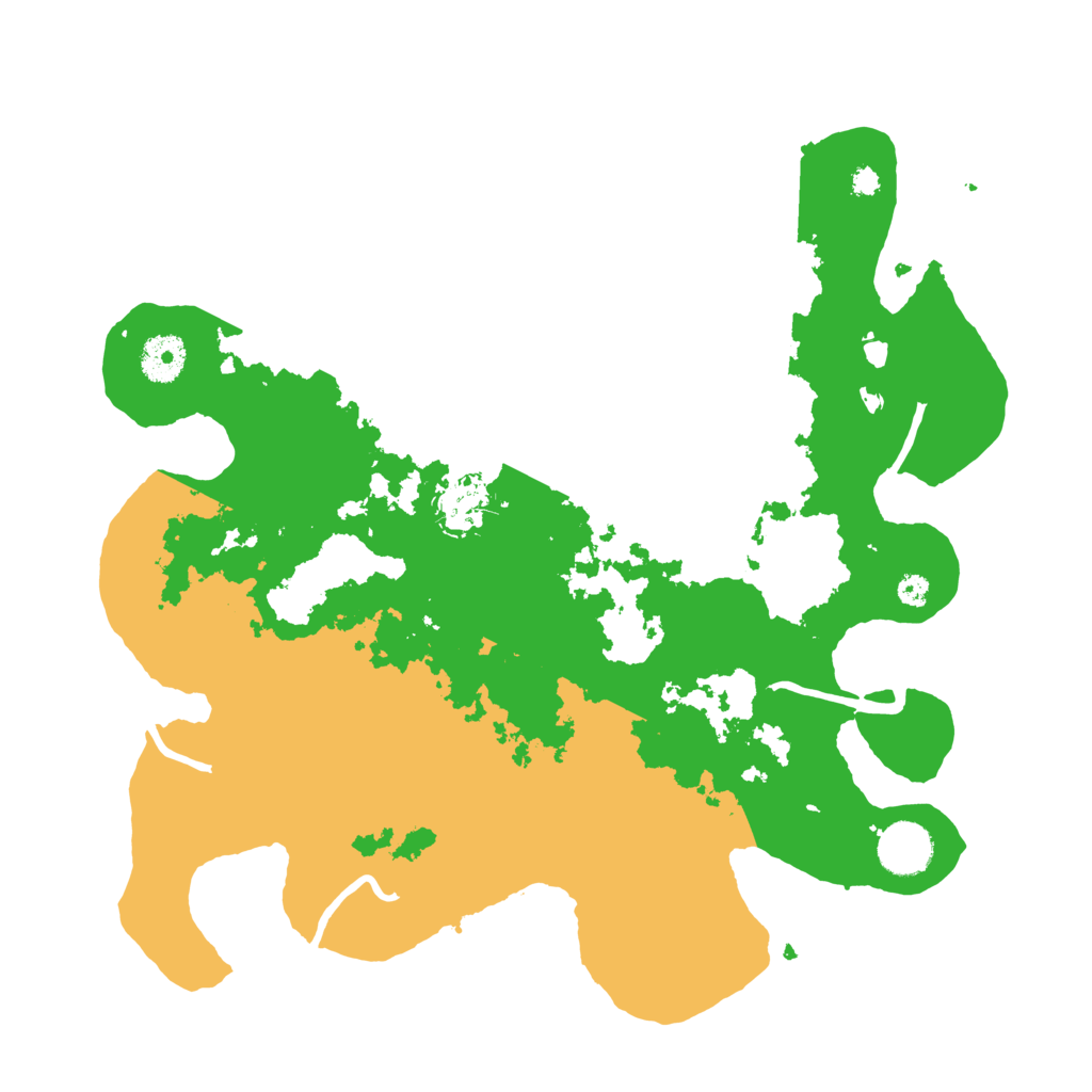 Biome Rust Map: Procedural Map, Size: 3550, Seed: 539990