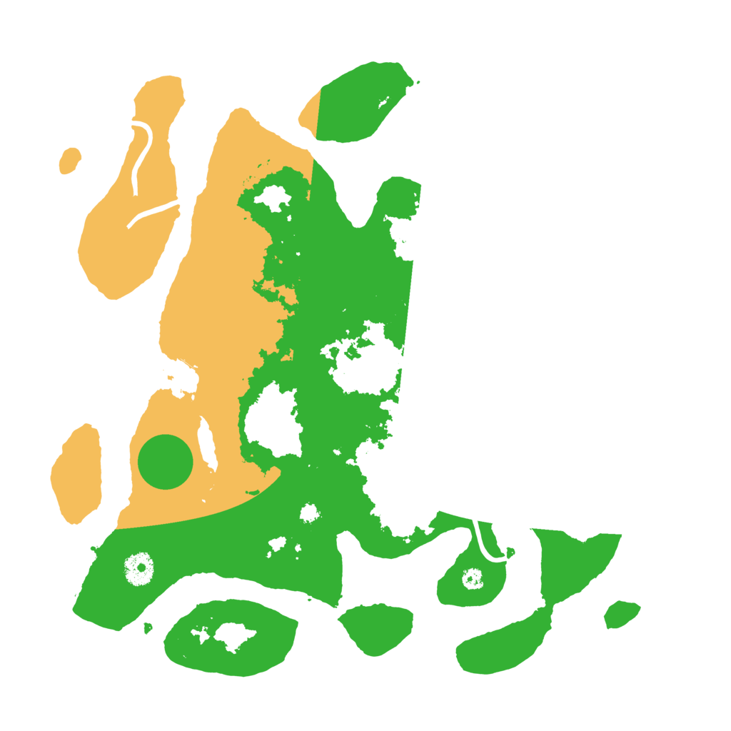 Biome Rust Map: Procedural Map, Size: 3500, Seed: 4426196